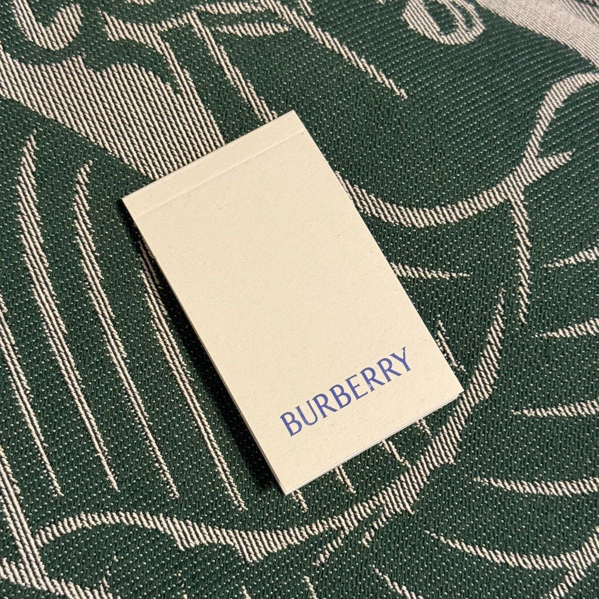 Burberry Burberry EKD Canvas Pouch Green Size ONE SIZE - 5 Thumbnail