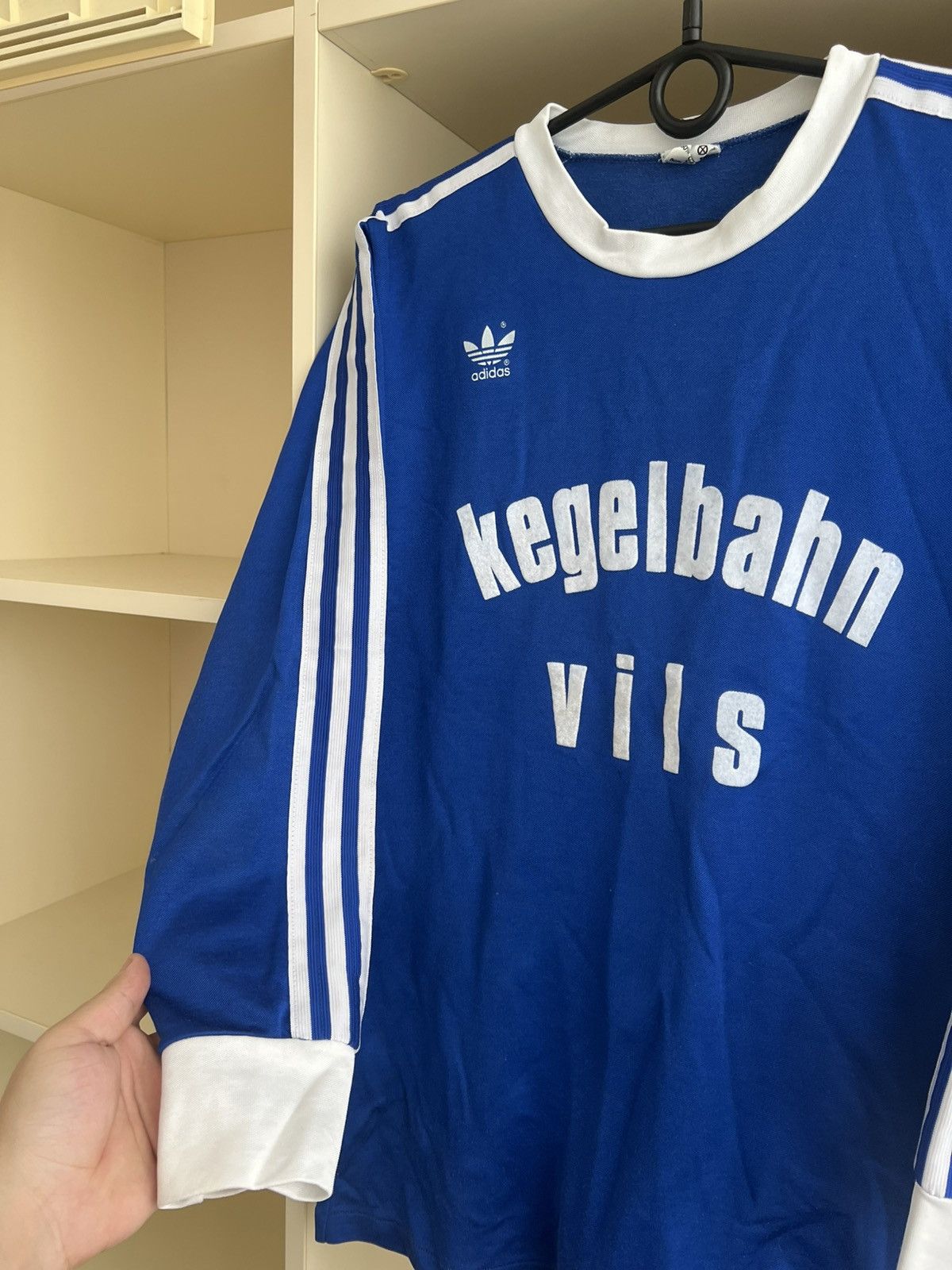 Adidas Vintage 80s Adidas Erima Long Sleeve Mede in West Germany Size US M / EU 48-50 / 2 - 5 Thumbnail