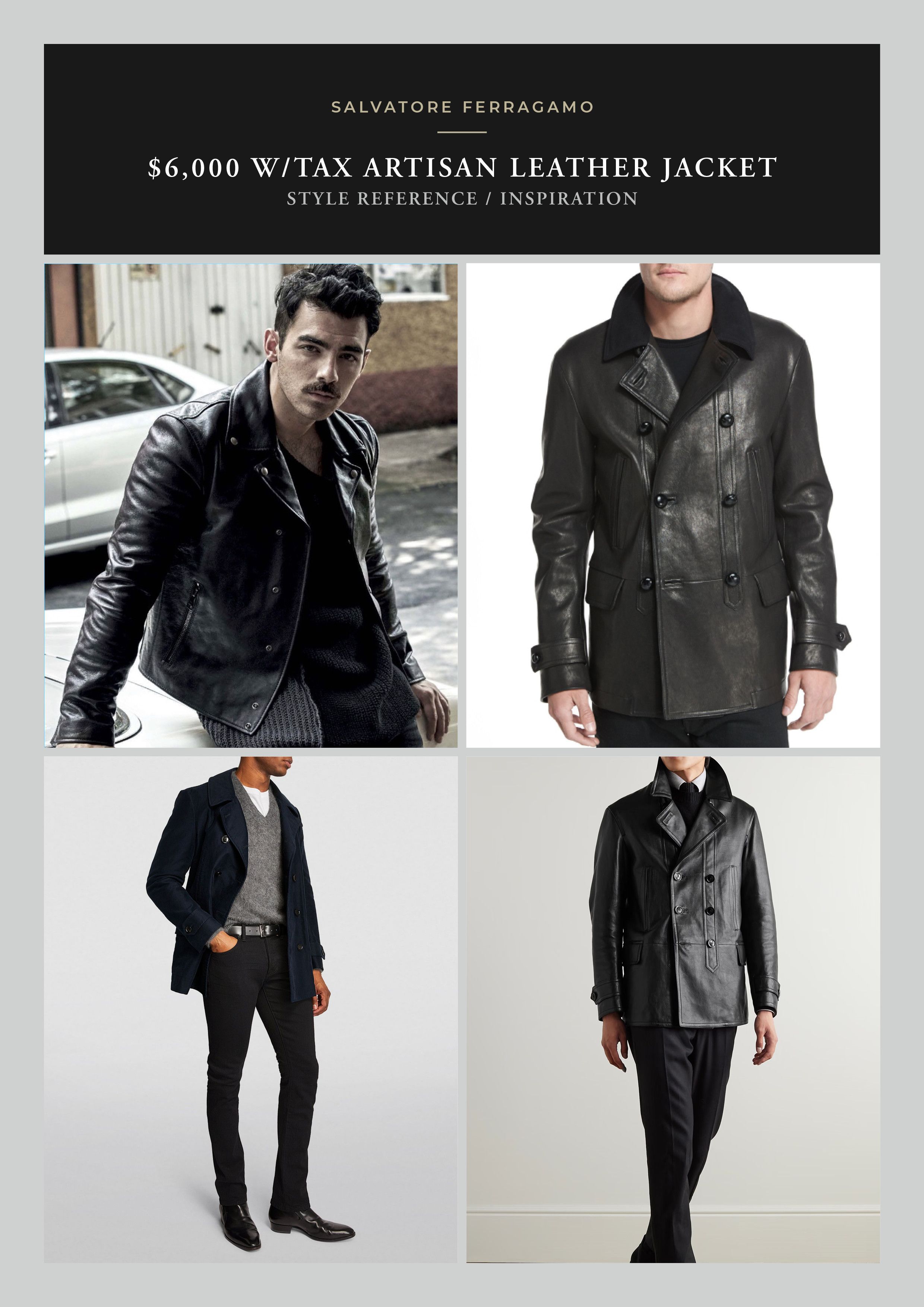 Salvatore Ferragamo Effortless Cool $6K w/tax Nappa Calf Leather Artisan Patina Size US M / EU 48-50 / 2 - 10 Thumbnail