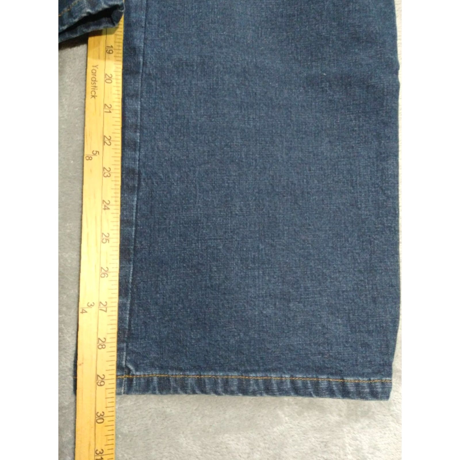 Izod IZOD Womens Jeans 16W Blue Denim Stretch Boot Cut Straight Leg Dark Wash Size 38" / US 16 / IT 52 - 5 Thumbnail