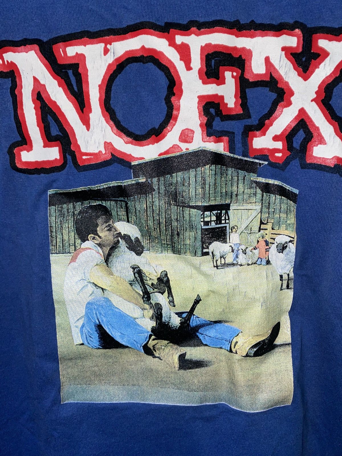 Band Tees × Vintage Vintage 90s NOFX Heavy Petting Zoo Tee Size US M / EU 48-50 / 2 - 4 Thumbnail