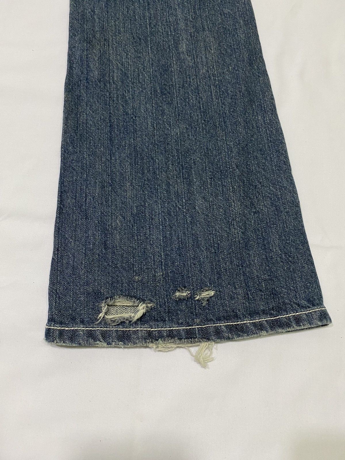 Japanese Brand Tornado mart x Ecstrail flare distressed jeans Size US 32 / EU 48 - 13 Thumbnail