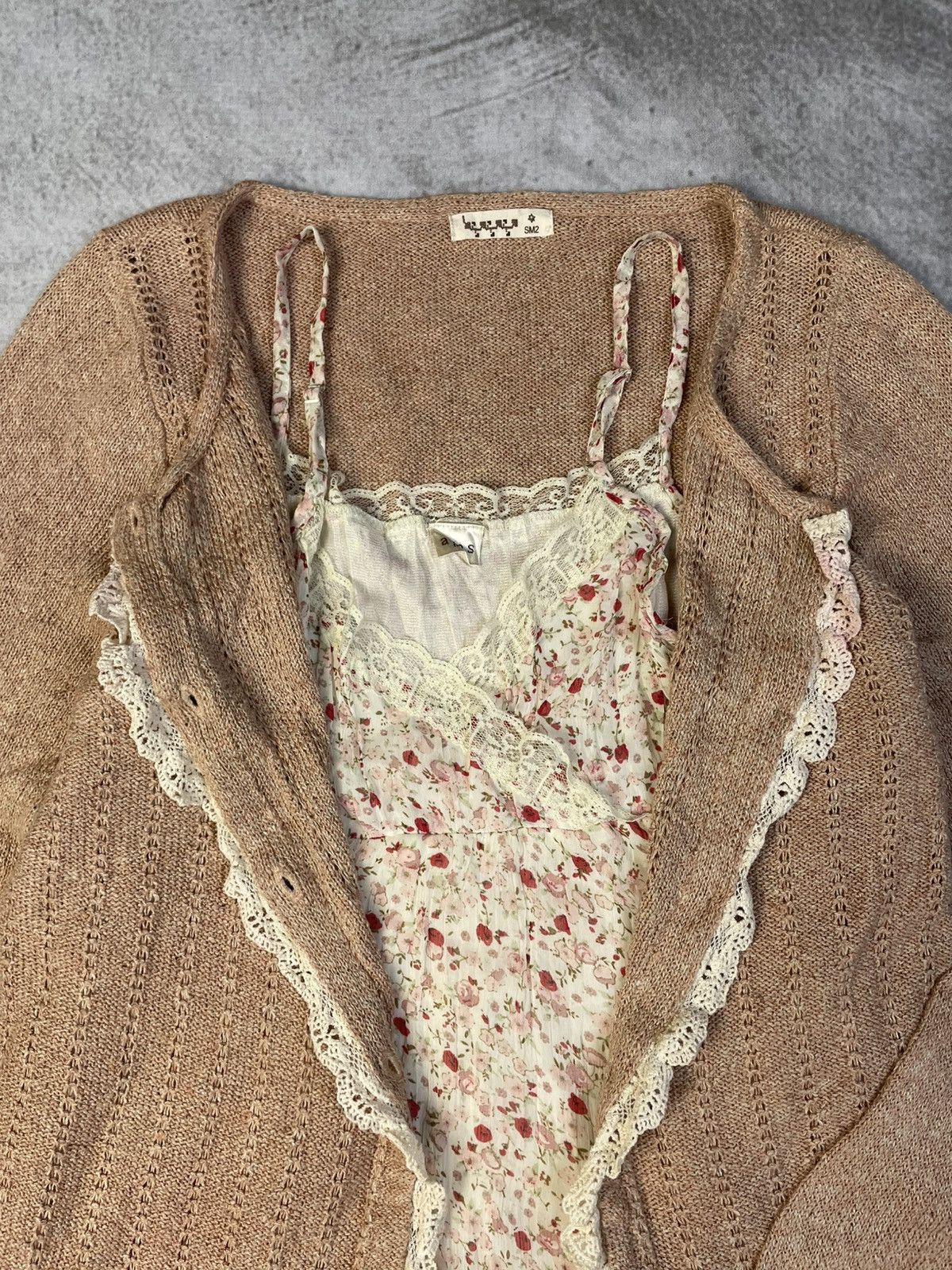 LIZ LISA Y2k Axes Femme Floral Cami Himekaji Neapolitan Soft Mori Size XS / US 0-2 / IT 36-38 - 2 Thumbnail
