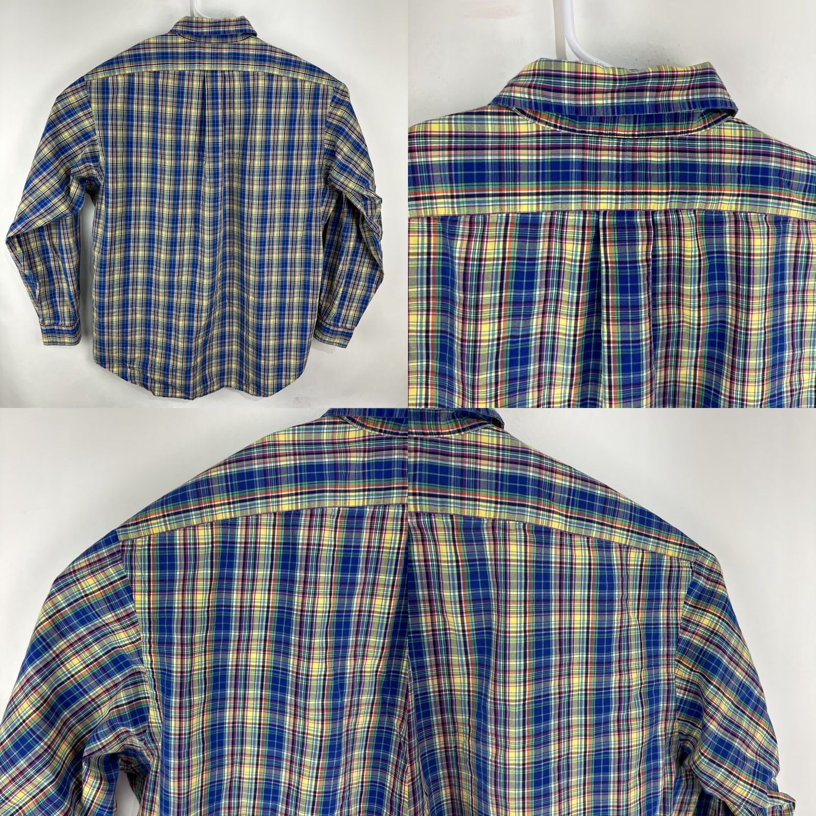 Polo Ralph Lauren VINTAGE Polo Ralph Lauren Shirt XL Plaid Long Sleeve Button-Down Collared Size US XL / EU 56 / 4 - 9 Thumbnail