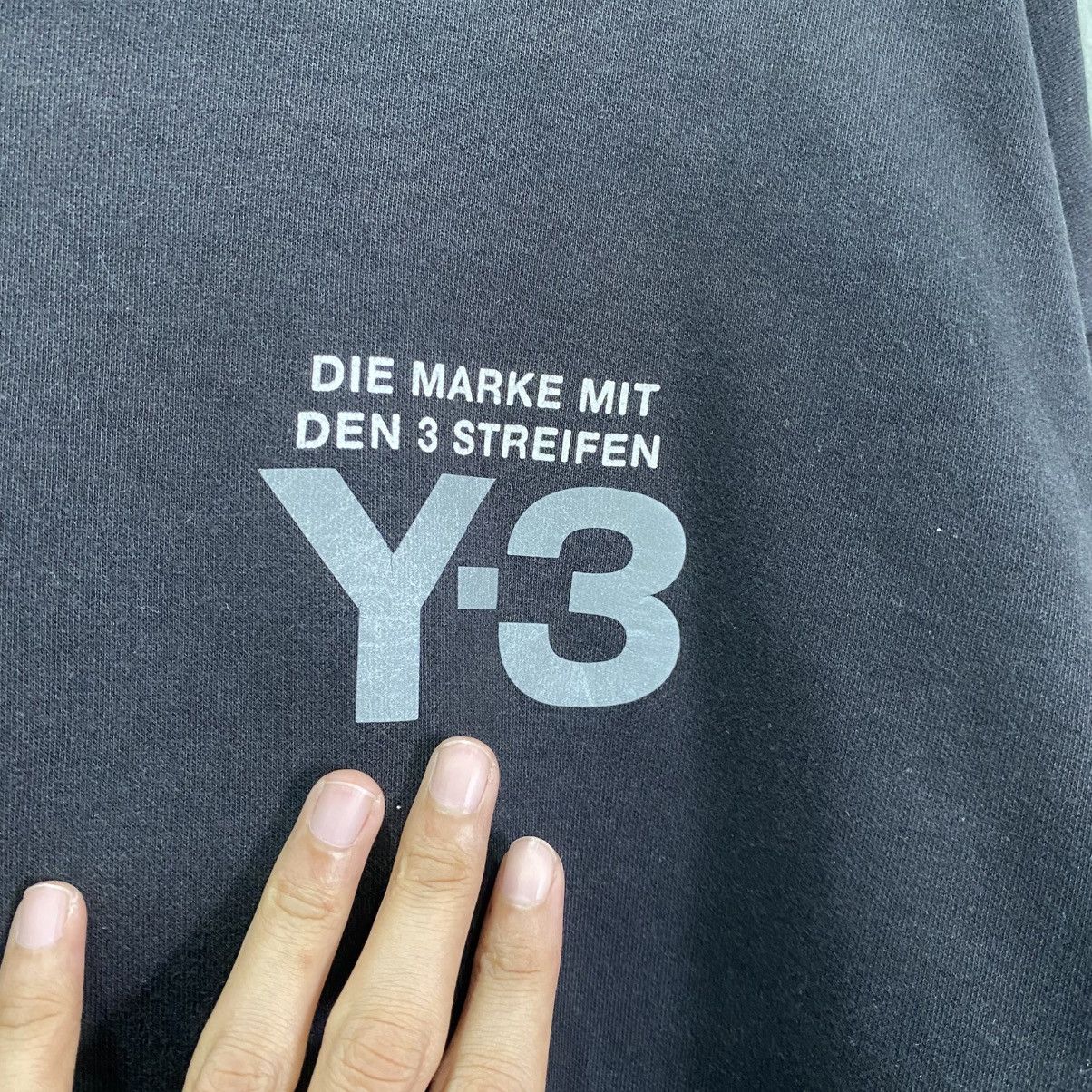 Adidas × Y-3 Adidas Y-3 Yohji Yamamoto Stacked Logo Sweatshirt Black Size US XL / EU 56 / 4 - 6 Thumbnail