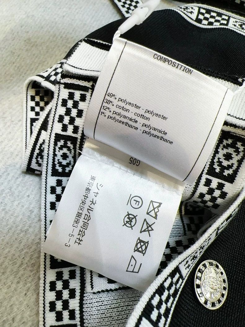Chanel Chanel 23c early spring chessboard logo suspender Size XS / US 0-2 / IT 36-38 - 6 Thumbnail