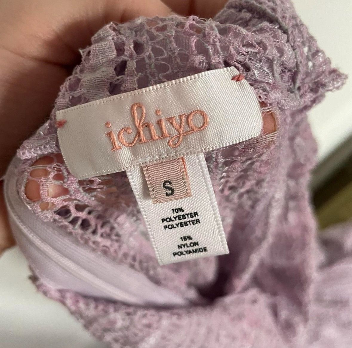 Ichiyo Sheer ichiyo lilac lace midi dress Size 24" / US 00 / IT 34 - 2 Thumbnail