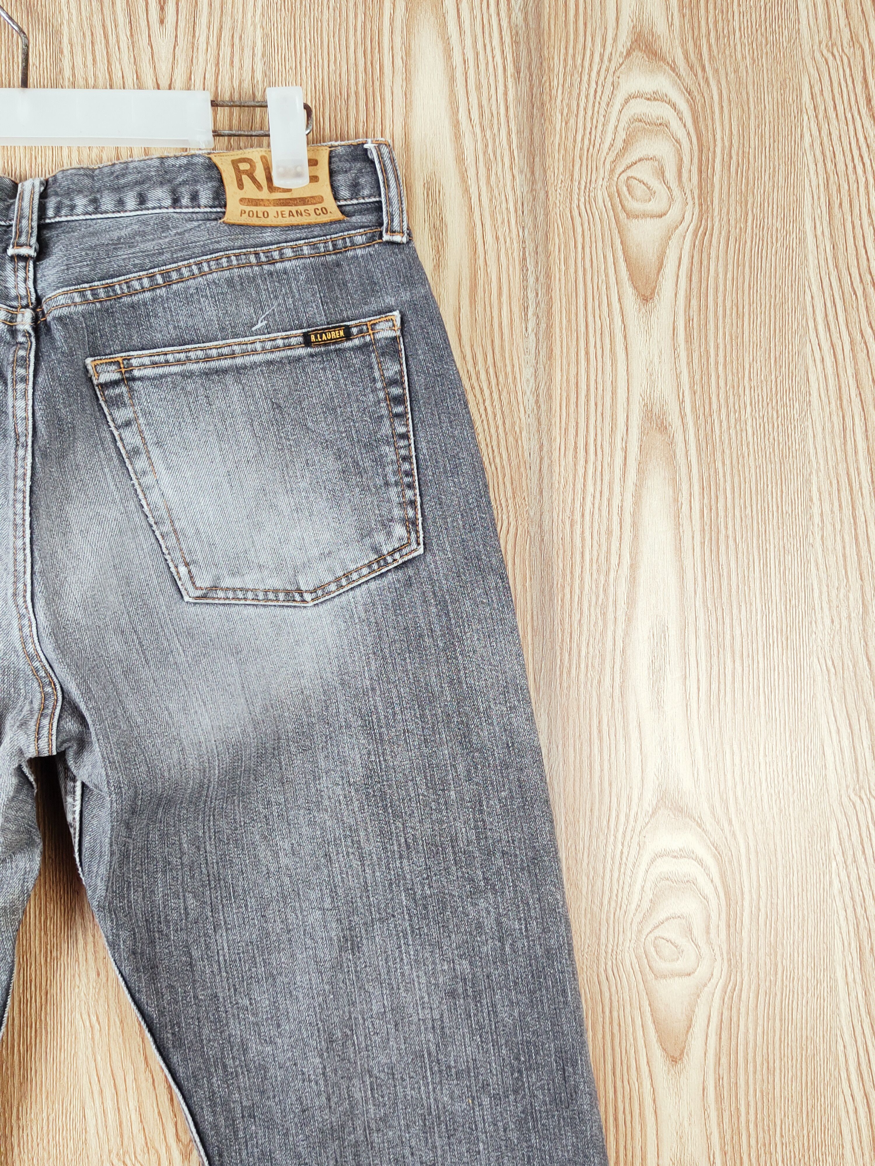 Polo Ralph Lauren R.Lauren Black Faded Distressed Ripped Jeans #W935 Size US 31 - 11 Thumbnail