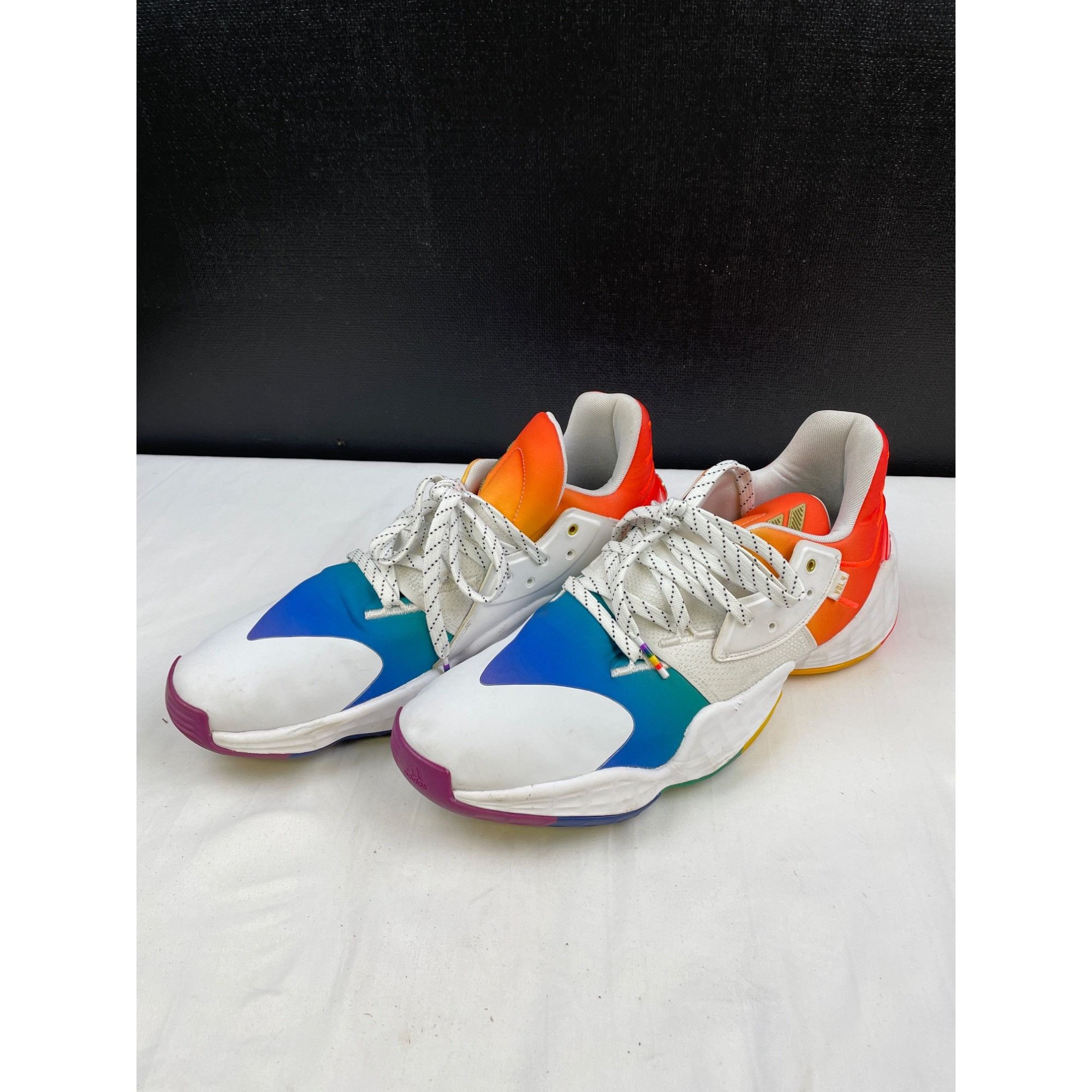 Adidas Men's Harden Vol#4 Men's White Multicolor Sneakers/Sh