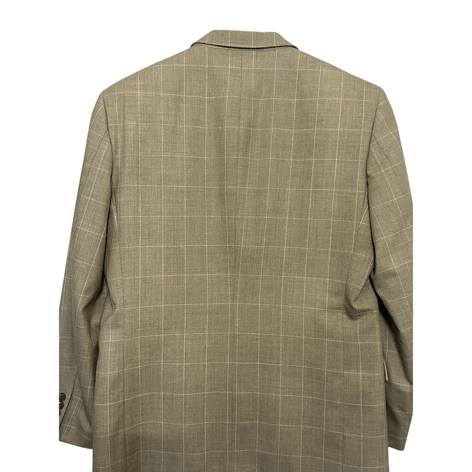 Evan Picone Evan Picone Suit Coat Window Pane Long Sleeves Brown M 44R Size 44R - 5 Thumbnail
