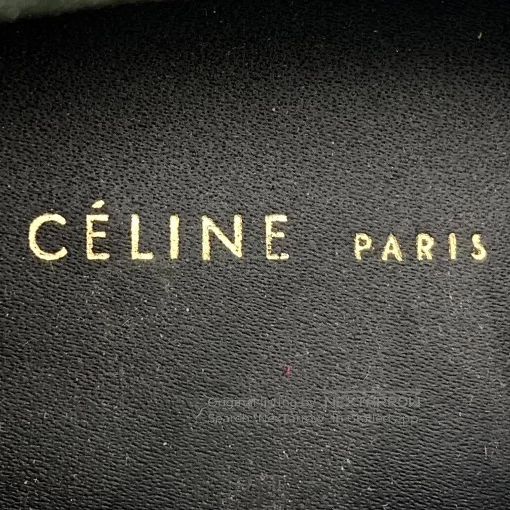 Celine CELINE Dark blue casual slip-on flat shoes| Size US 7 / IT 37 - 7 Thumbnail