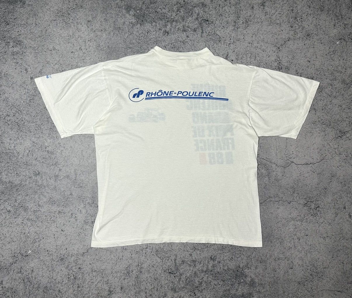 Vintage Vintage 80s Grand Prix de France 1988 F1 Racing T-Shirt Size US L / EU 52-54 / 3 - 10 Thumbnail