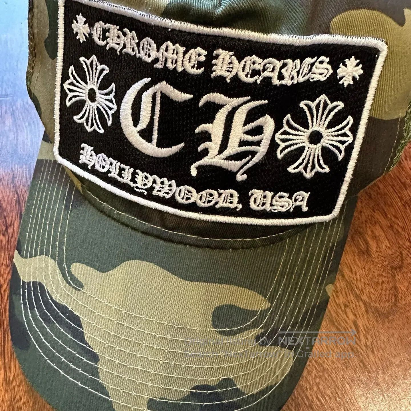 Chrome Hearts Chrome Hearts Camo Embroidered Mesh Cap. Size ONE SIZE - 4 Thumbnail