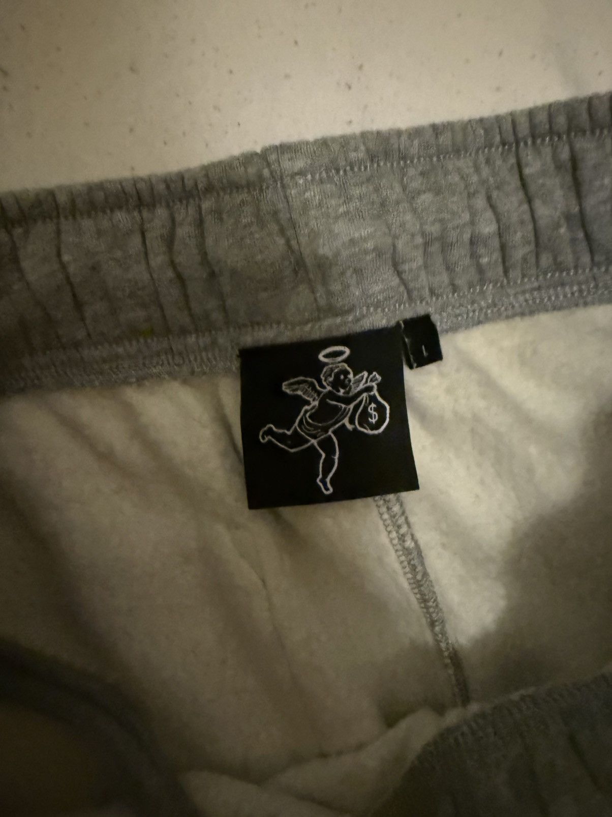 Other Hasta Muerte Gray Angel Cotton Shorts Large Size US 34 / EU 50 - 2 Thumbnail