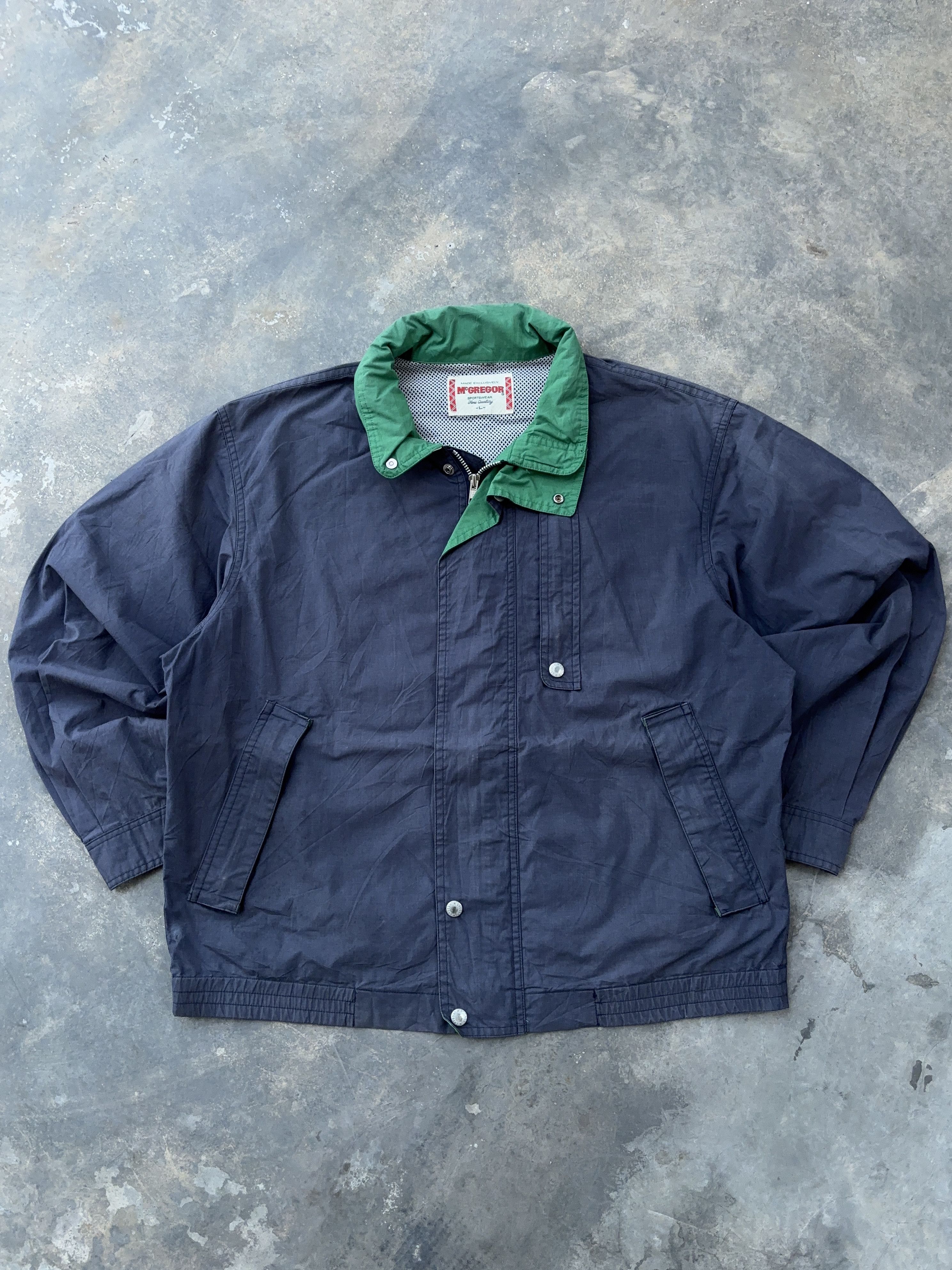 McGregor McGregor Retro Vintage Blue Green Jacket Size US L / EU 52-54 / 3 - 1 Thumbnail