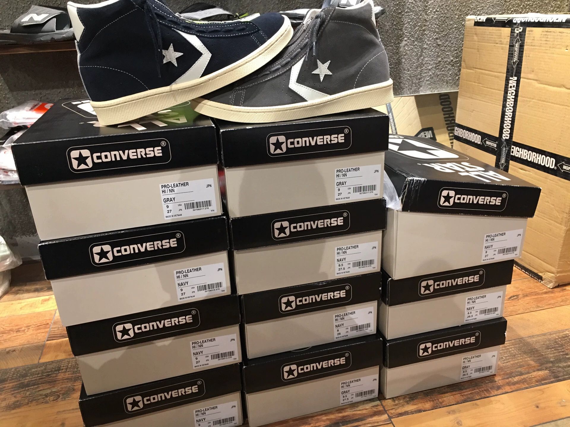converse pro leather high-top sneakers for men