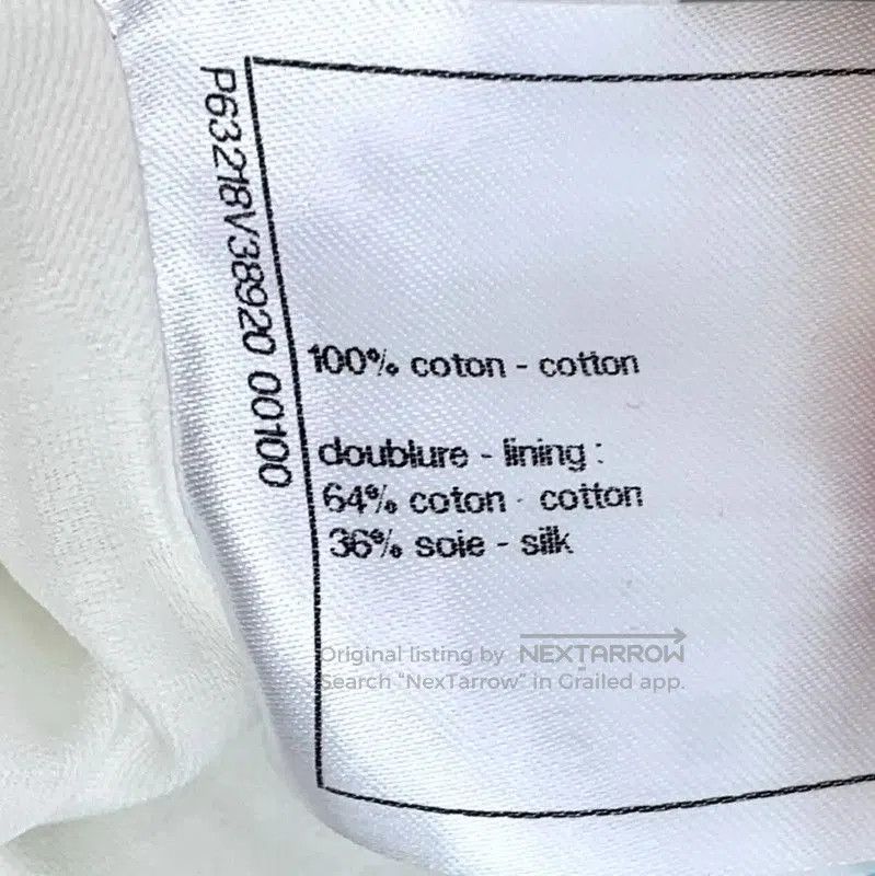 Chanel Chanel White Cotton Sleeveless Dress XS . Size XS / US 0-2 / IT 36-38 - 8 Thumbnail