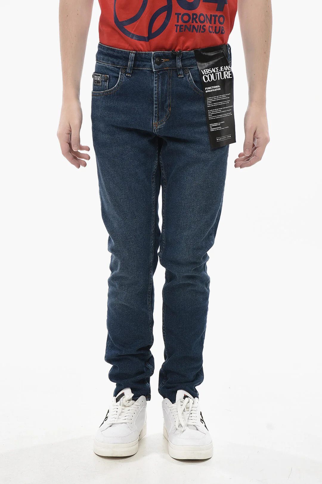Versace og1mm0426 Skinny Fit Jeans in Blue Size US 30 / EU 46 - 1 Thumbnail
