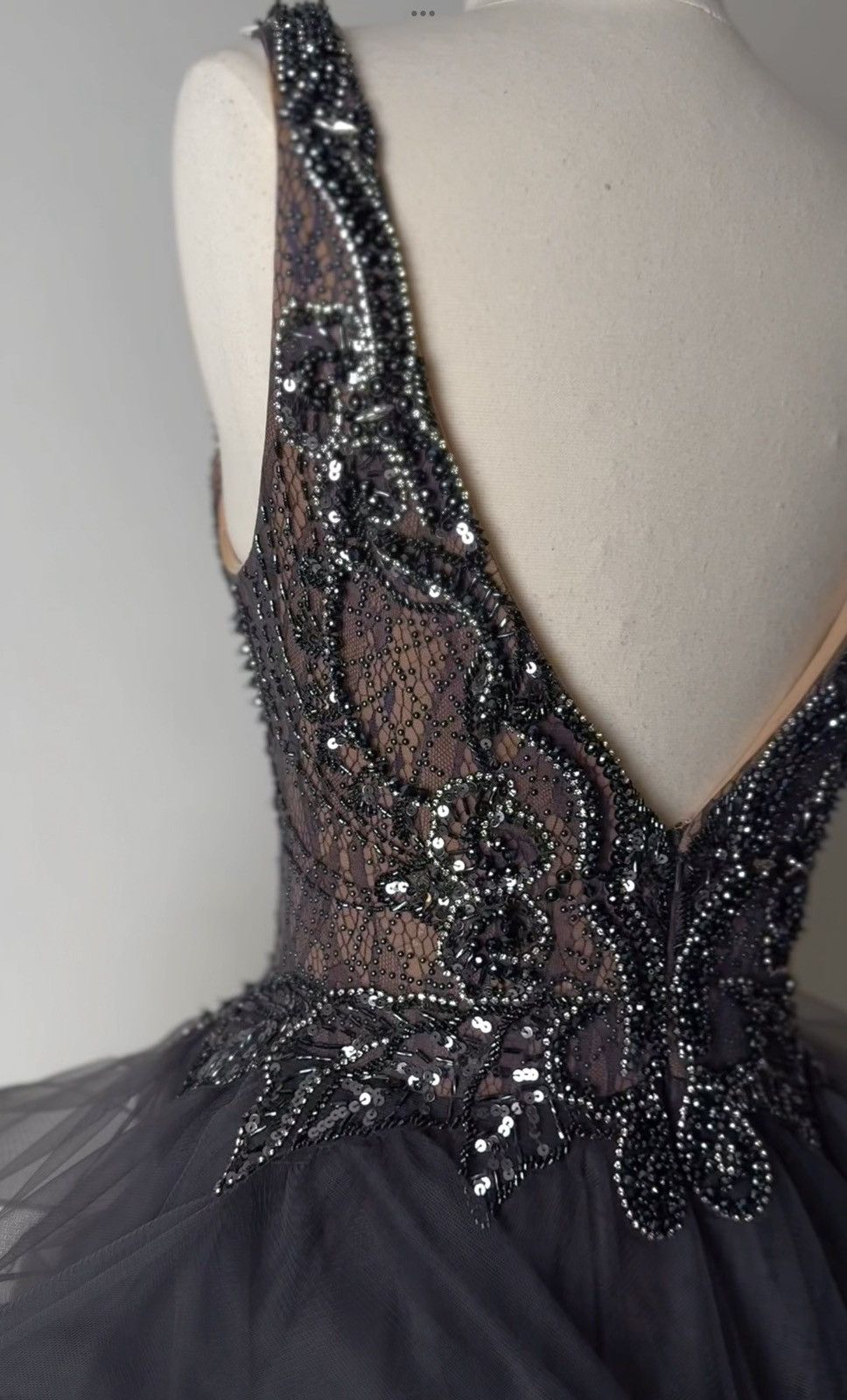 Other Brand New US 10 Jovani Maxi Evening Dress with Sequins Size L / US 10 / IT 46 - 9 Thumbnail