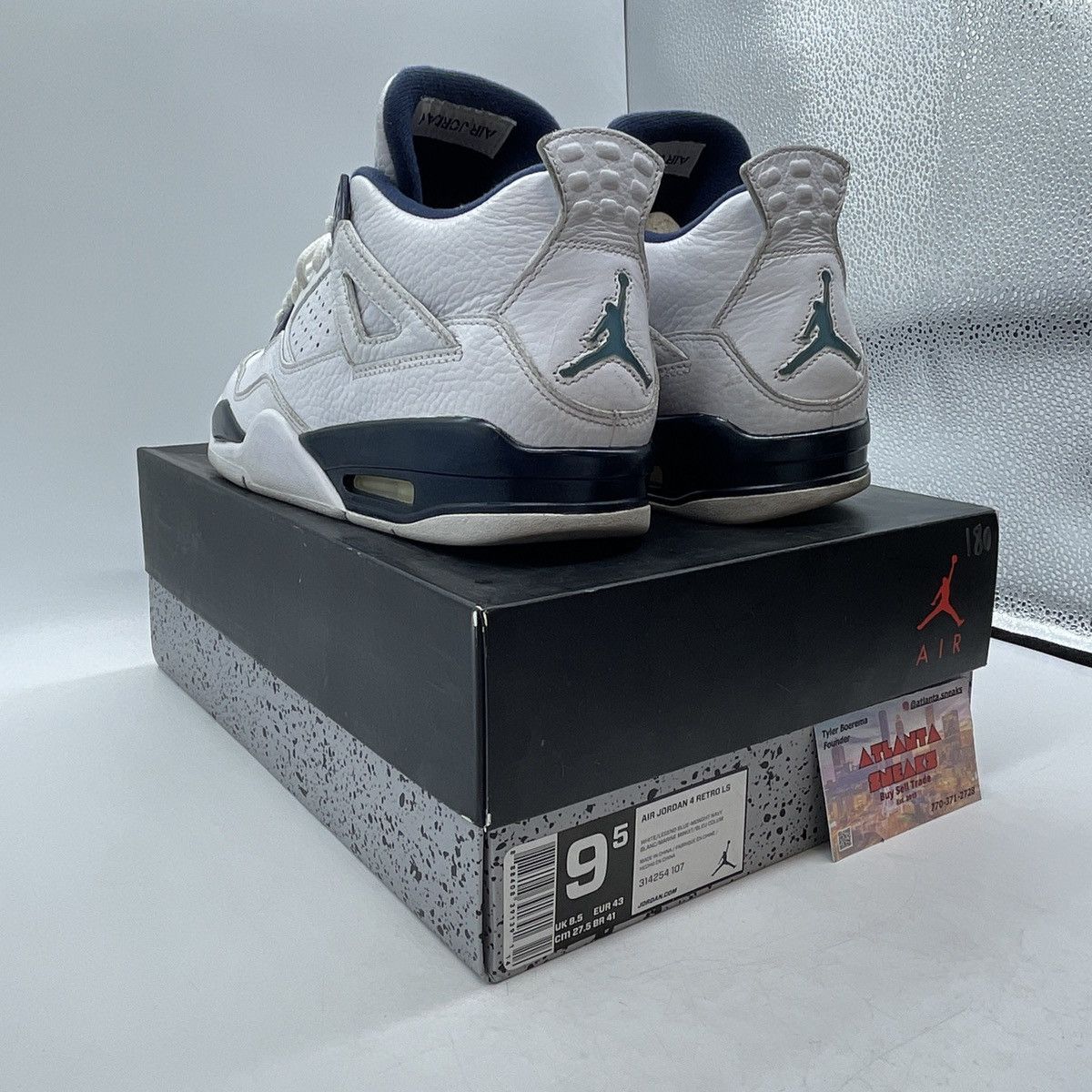 Jordan Brand Air Jordan 4 Columbia Size US 9.5 / EU 42-43 - 4 Thumbnail