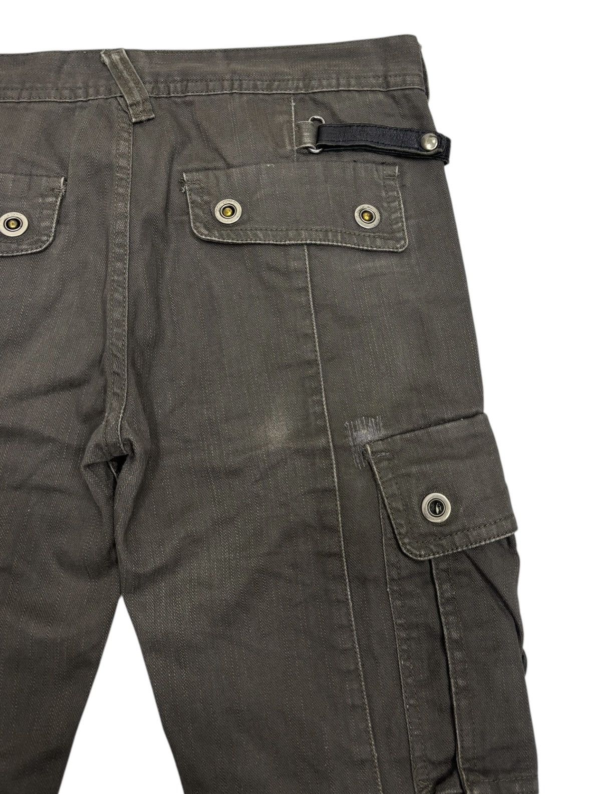 Tornado Mart TORNADO MART STRAPS CARGO FLARE PANTS Size 30" / US 8 / IT 44 - 9 Thumbnail