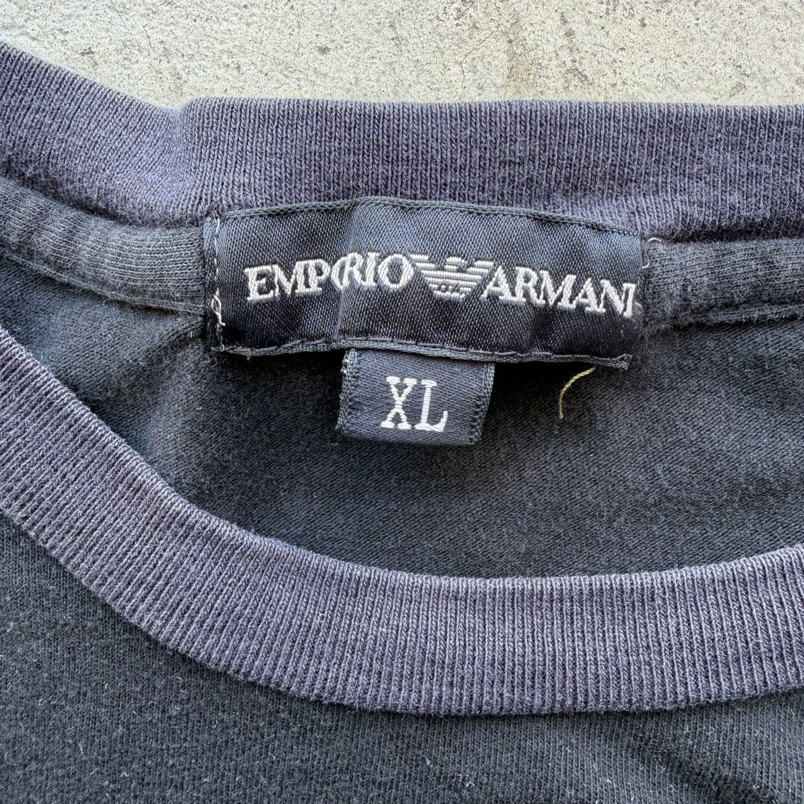 Emporio Armani Emporio Armani Eagle Logo Graphic Tee two tone sun faded Size US L / EU 52-54 / 3 - 3 Thumbnail
