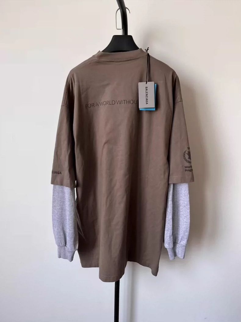 Balenciaga Balenciaga World Food Programme Long Sleeve Shirt-2506 Size US S / EU 44-46 / 1 - 3 Thumbnail