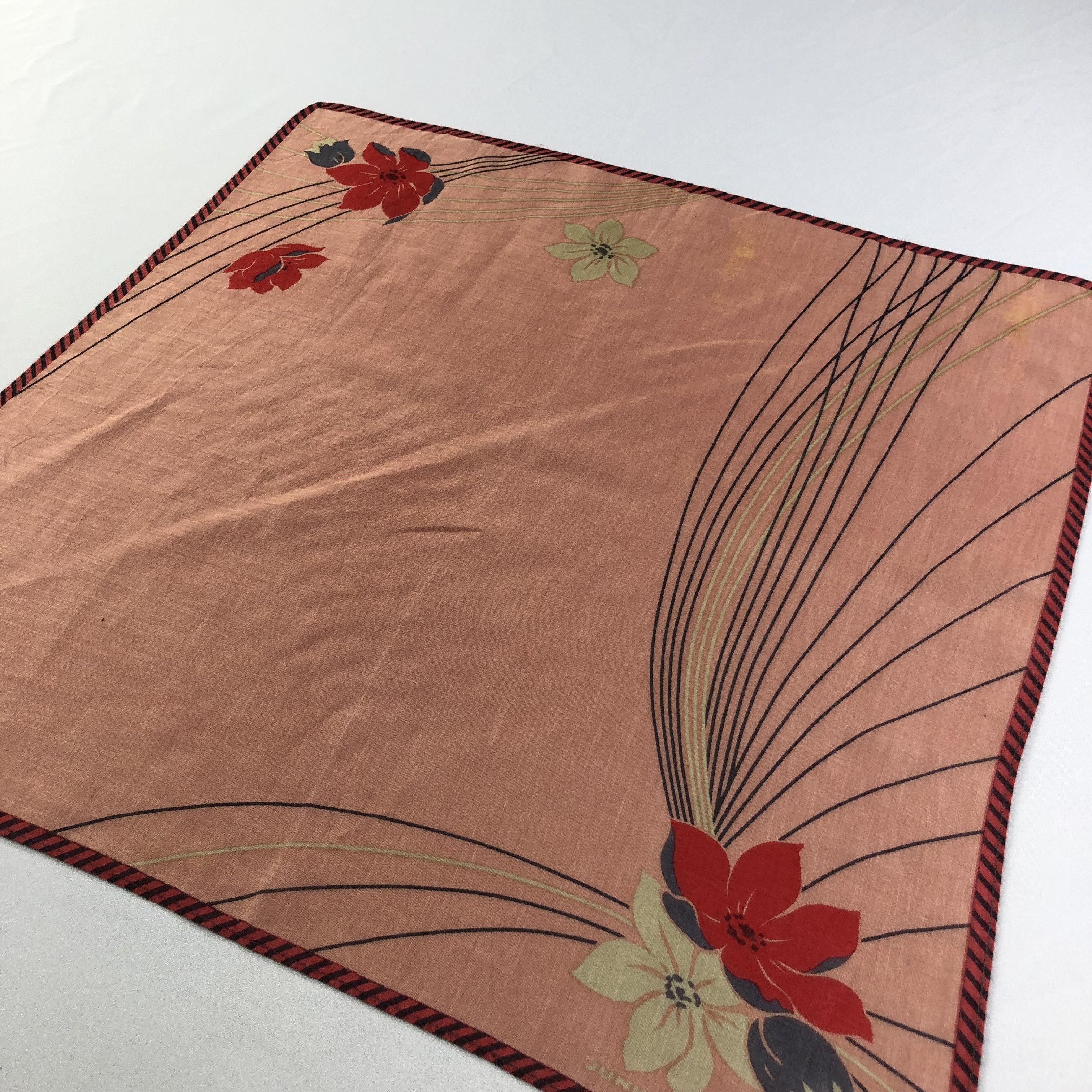 Mr. Junko × Vintage Junko Koshino Handkerchief Neckerchief Bandana H2030 Size ONE SIZE - 3 Thumbnail