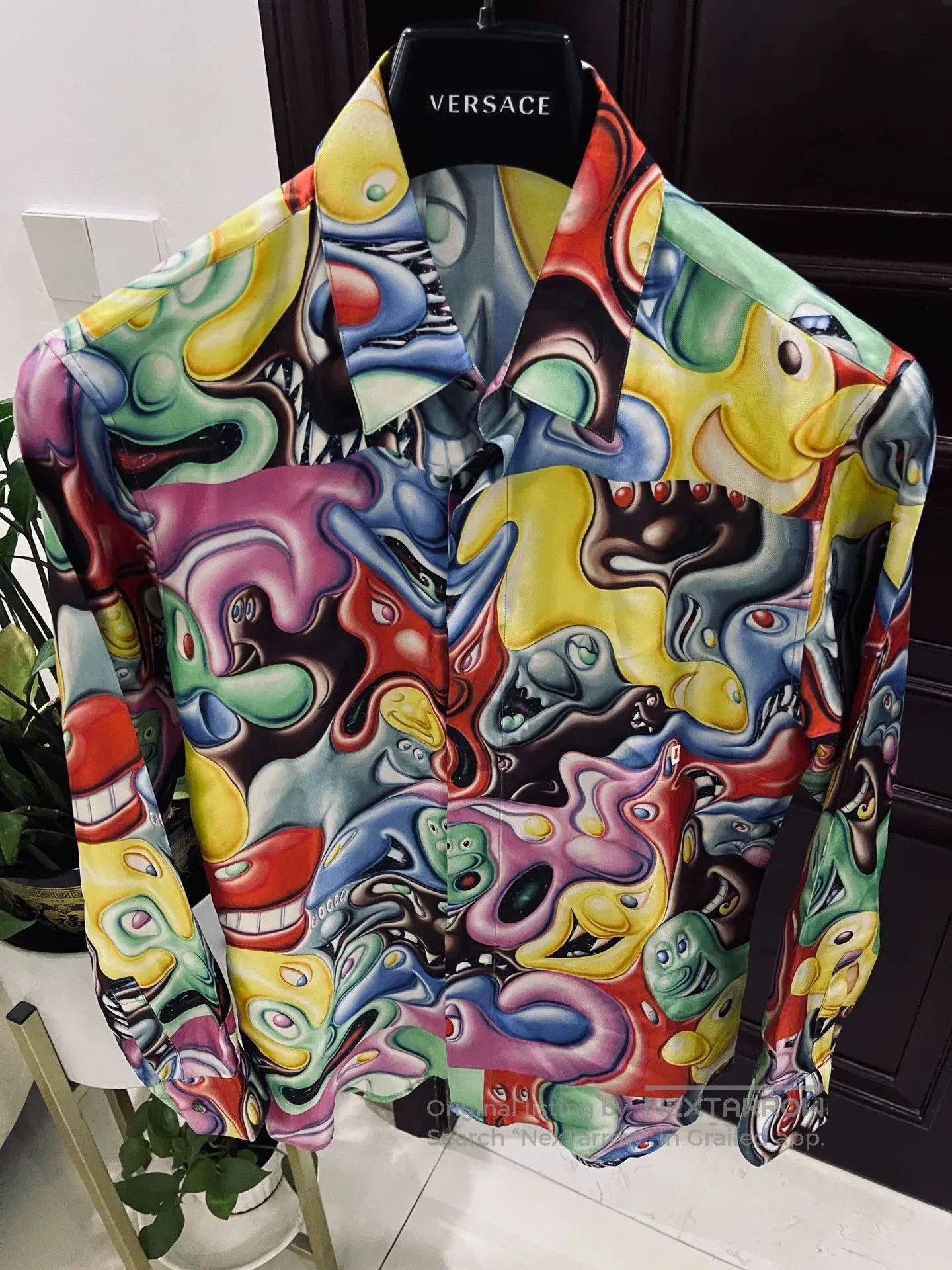 Dior DIOR X Kenny Scharf Silk Shirt. Size US M / EU 48-50 / 2 - 1 Thumbnail