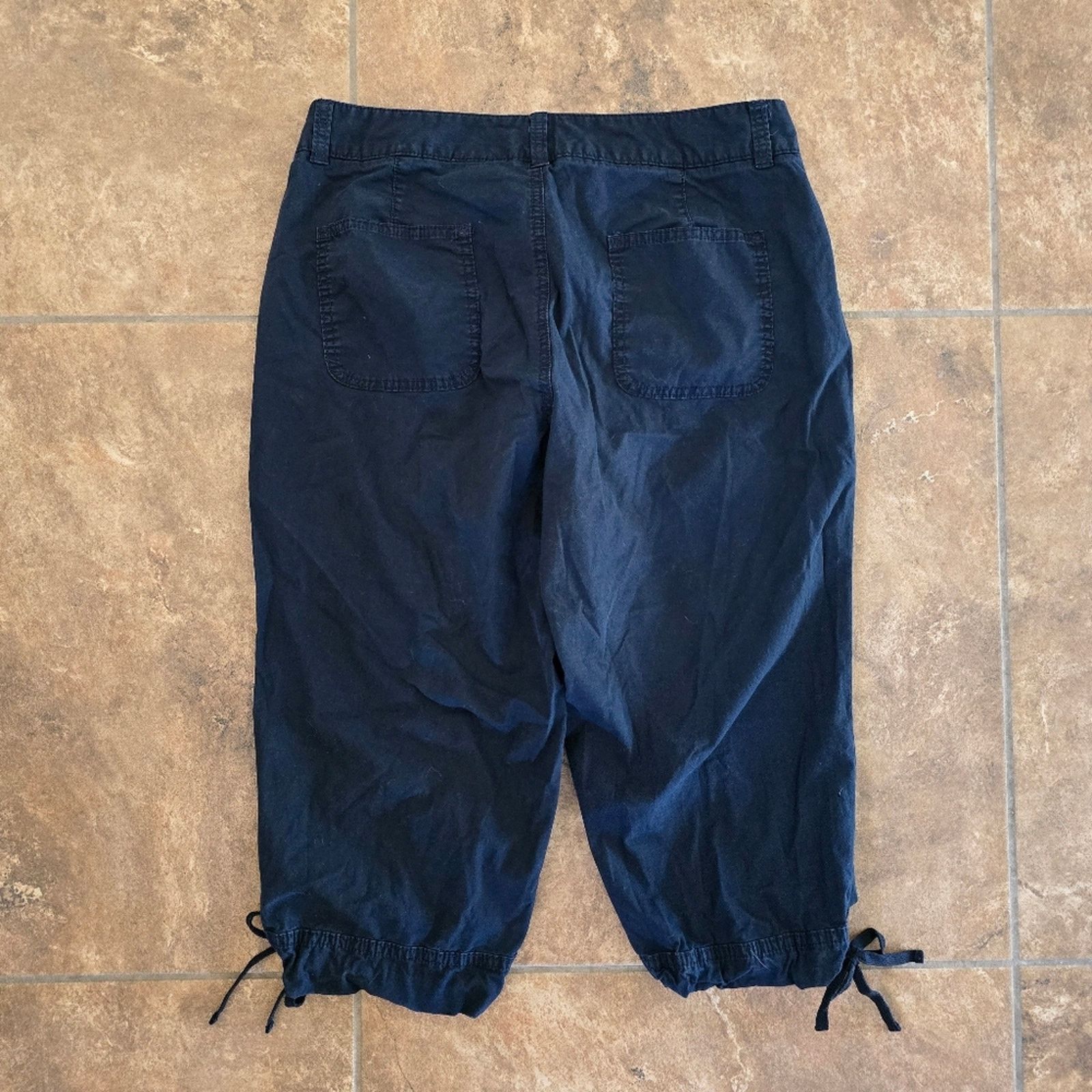 Dockers Navy | DOCKERS | Casual Capri Size 30" / US 8 / IT 44 - 2 Thumbnail