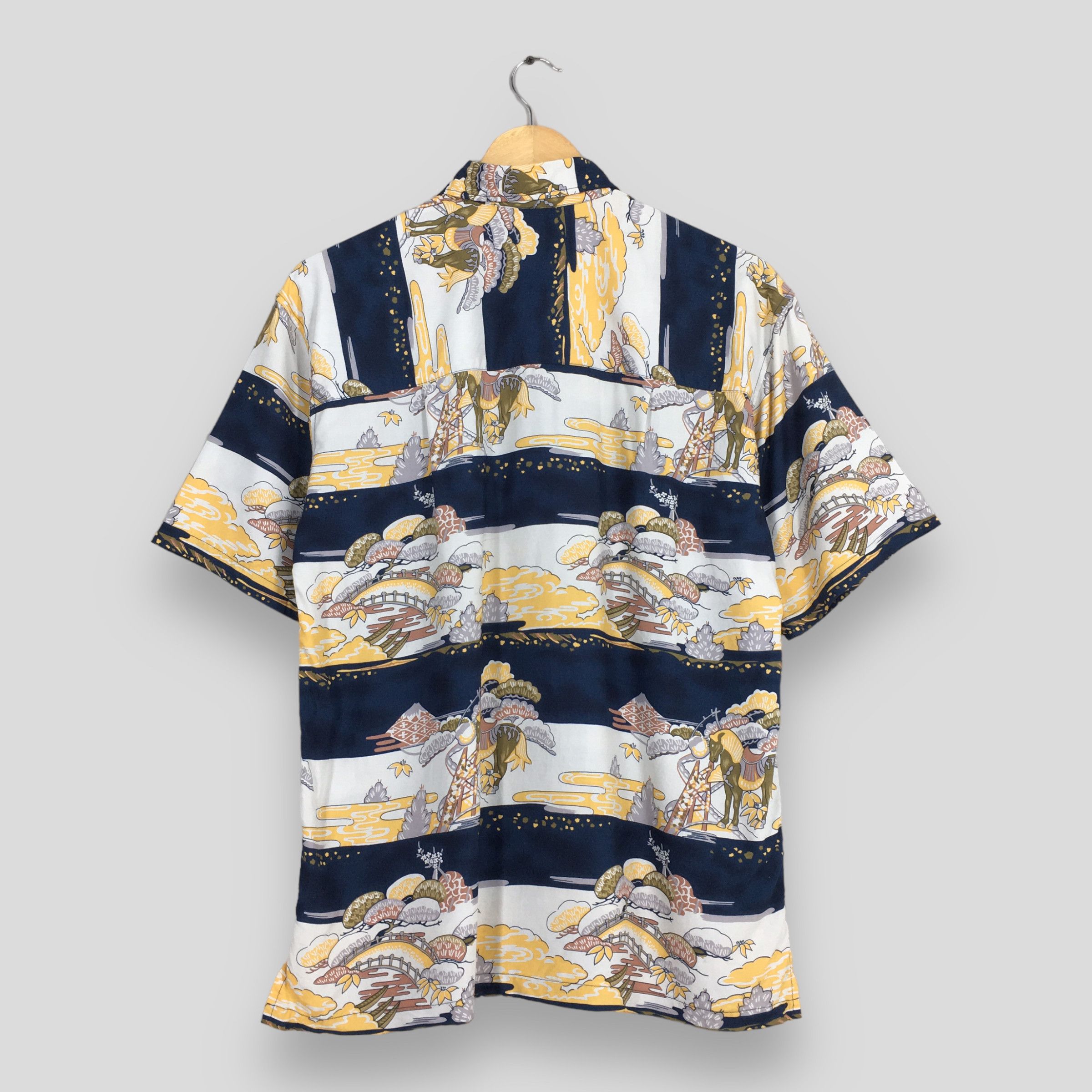 Life's a Beach Vintage Hawaiian Aloha Japanese Couture Sakura Shirt Medium Size US M / EU 48-50 / 2 - 7 Thumbnail