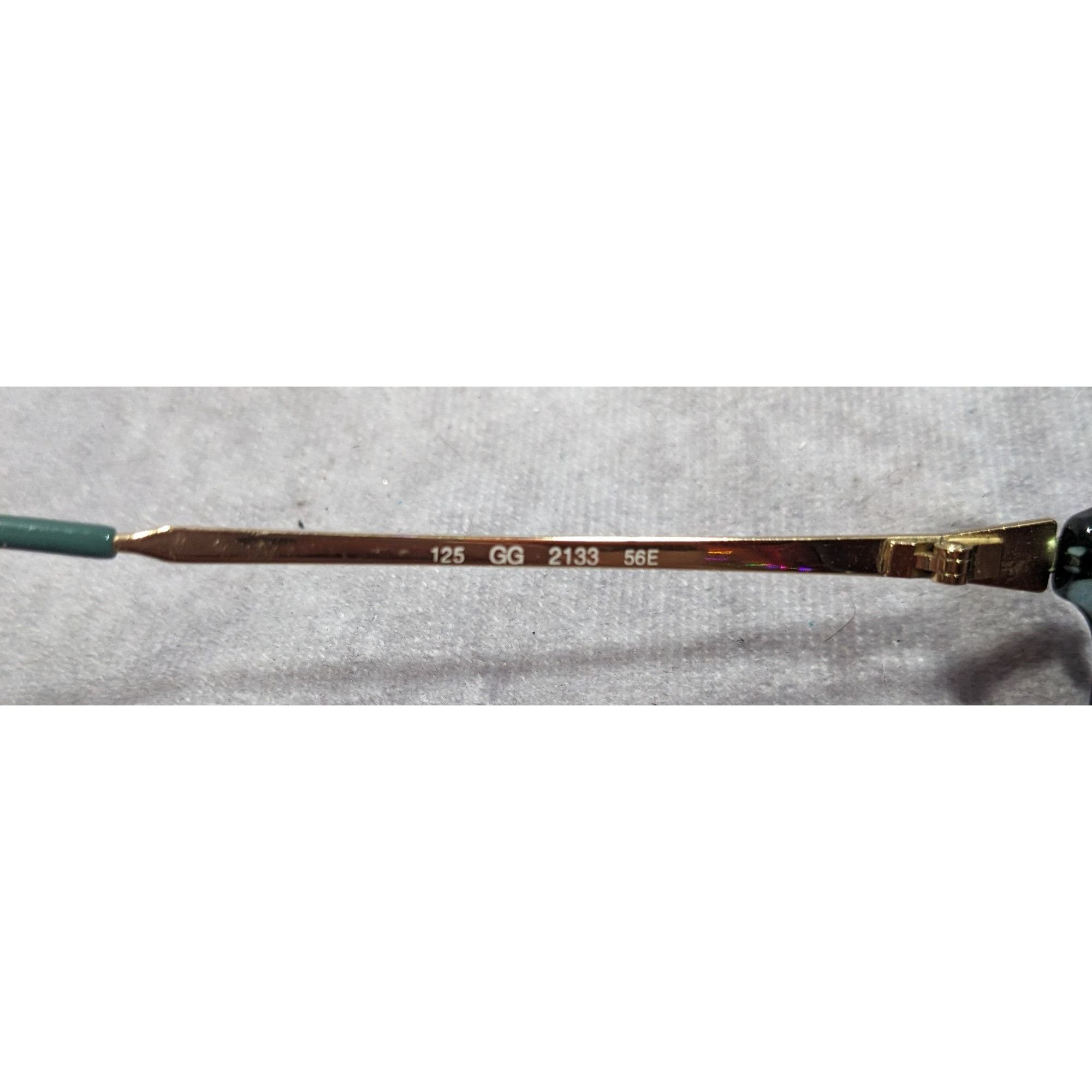 Gucci Retro Gucci Green Full Rim Sunglasses Frames GG2133-56E FRAM Size ONE SIZE - 7 Thumbnail