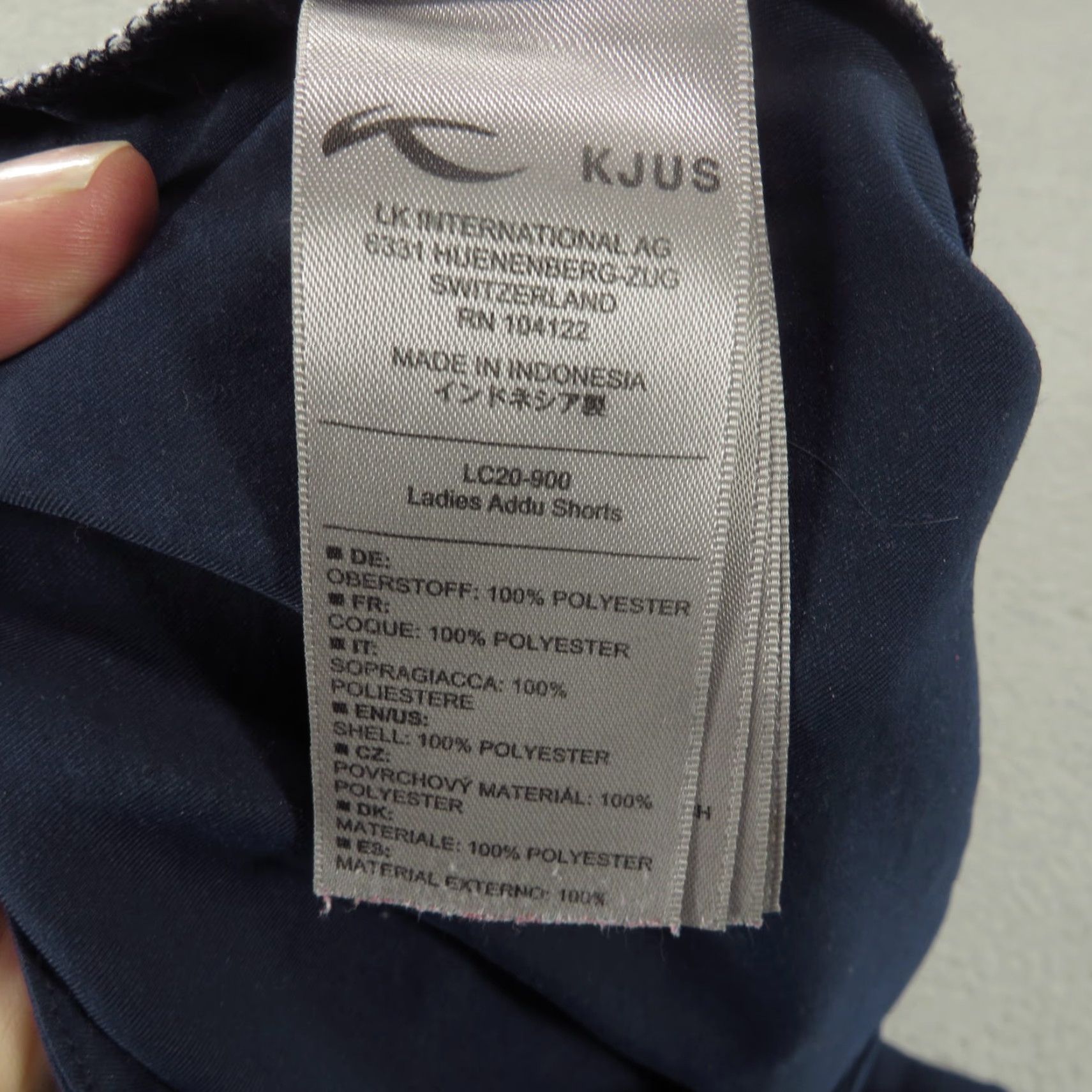 KJUS KJUS Golf Shorts Womens 2XL Navy Blue Addu Performance Stretch 34x9 Ladies Size 40" / US 18 - 7 Thumbnail