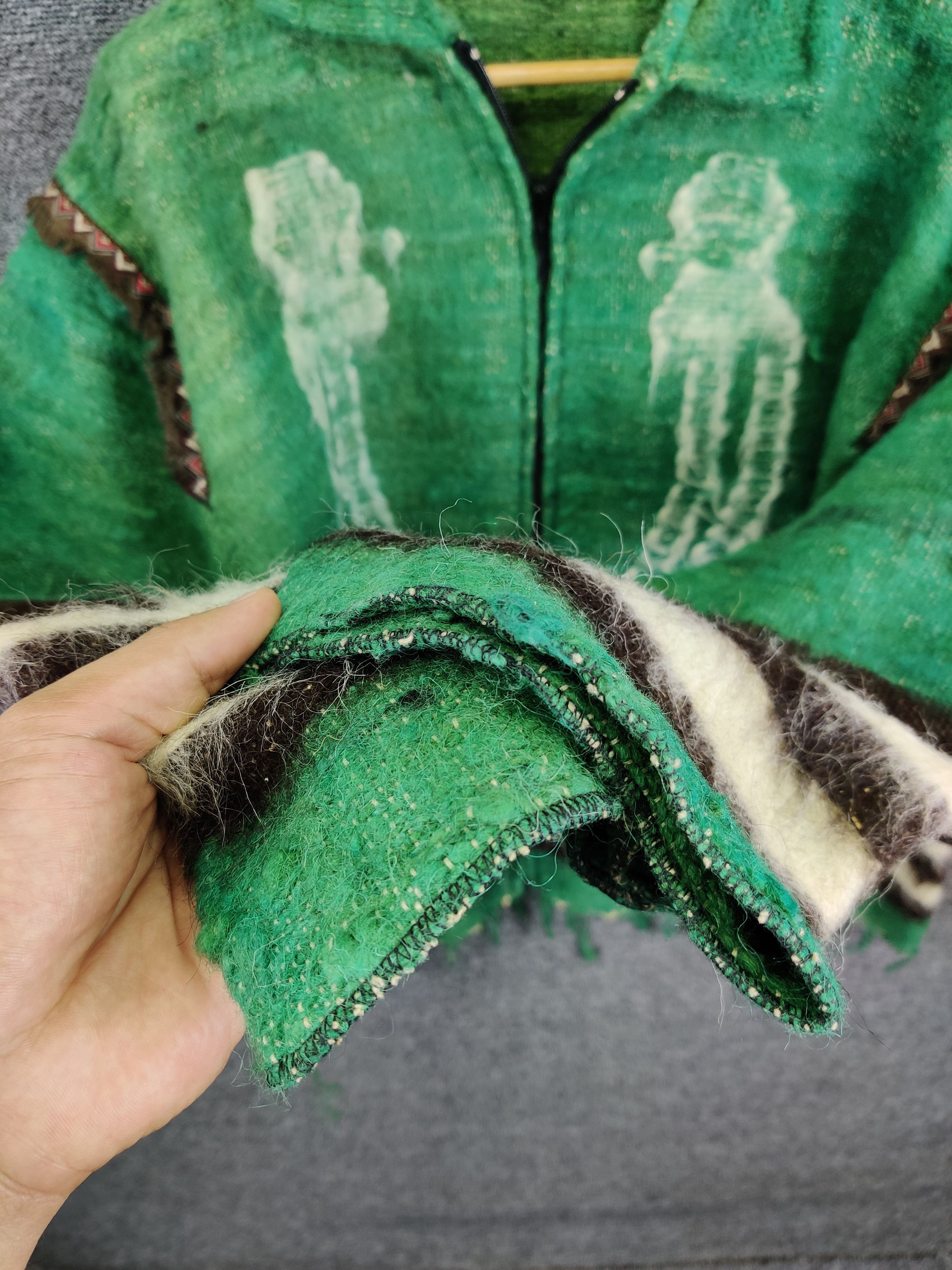 Japanese Brand Vintage Unbrand Wool Mohair Jacket Nice Design Size US L / EU 52-54 / 3 - 11 Thumbnail