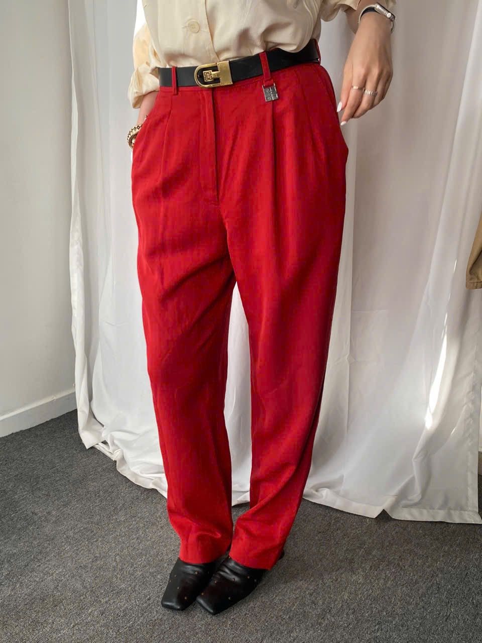 Givenchy Givenchy double pleated trousers Size 27" / US 4 / IT 40 - 8 Thumbnail