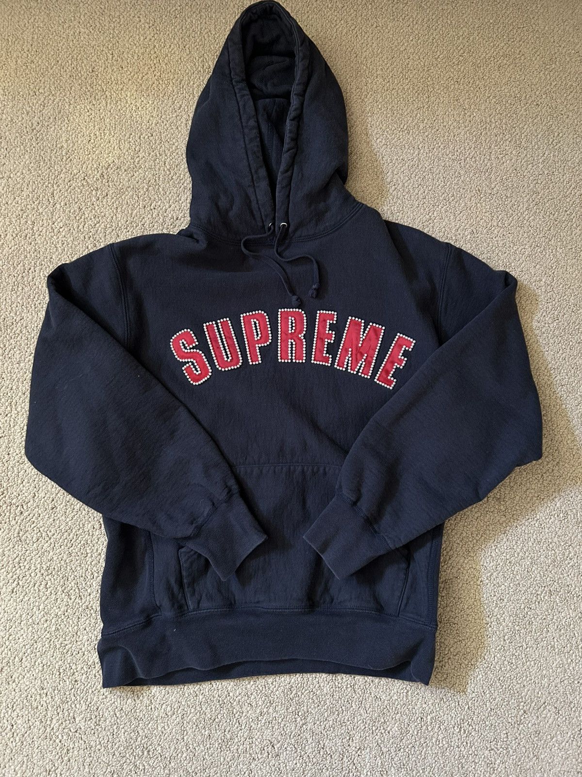Supreme Pearl Logo Hooded Sweatshirt 黒 M Pearl Logo Hooded Sweatshirt – Supreme