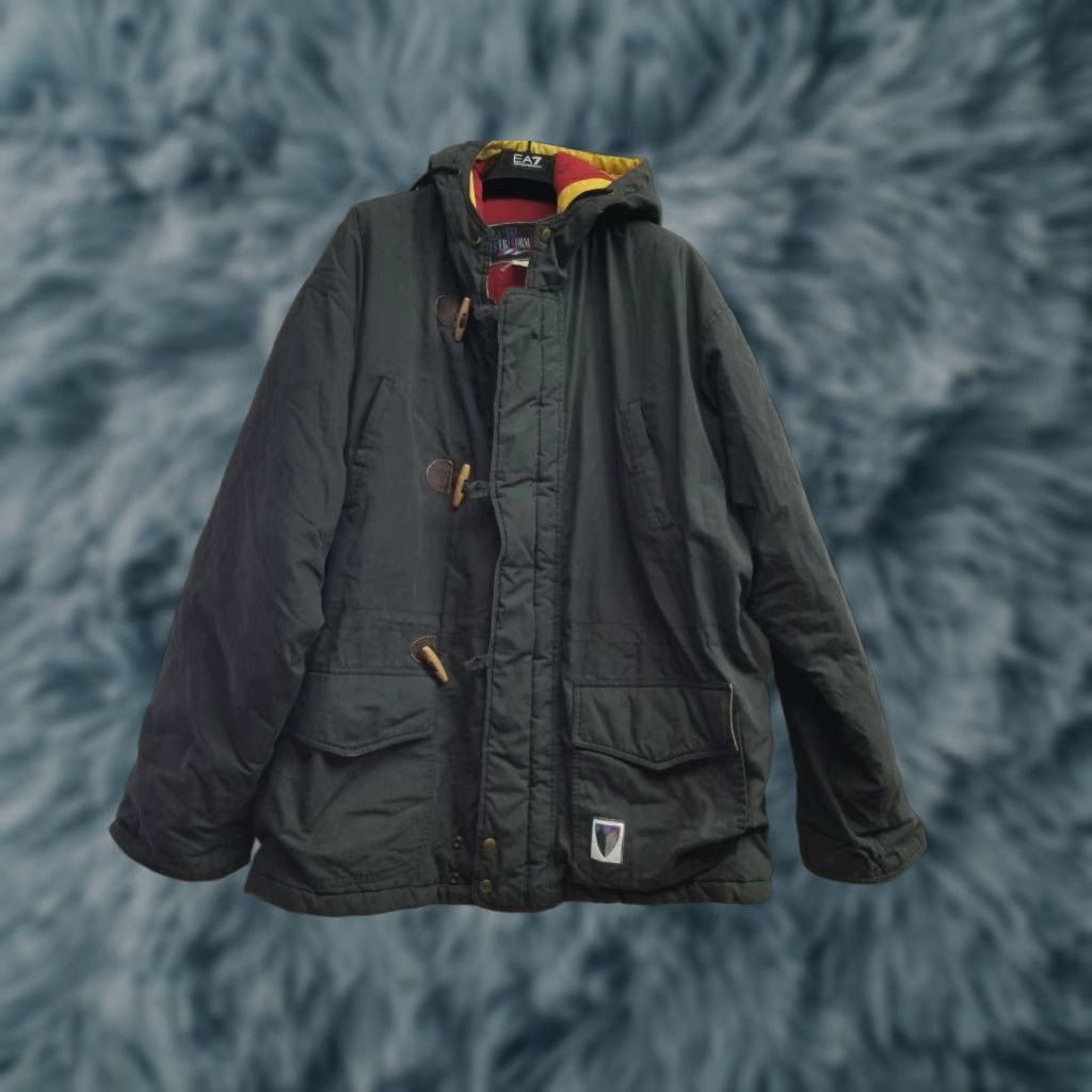 Vintage VINTAGE 80s Rothschild Performance Black Red Hooded Snow Jacket XL Unisex Adults Jacket Size XL / US 12-14 / IT 48-50 - 1 Thumbnail