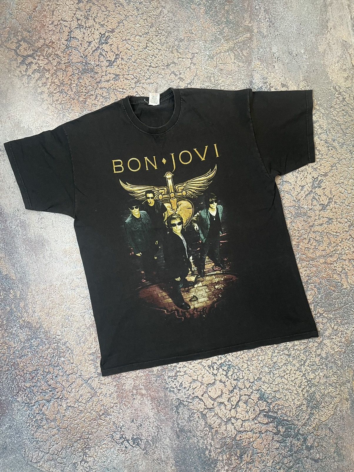 Other Bon Jovi Shirt Band Tee Circle Tour 2011 Concert Graphic Tee Size US XL / EU 56 / 4 - 2 Thumbnail