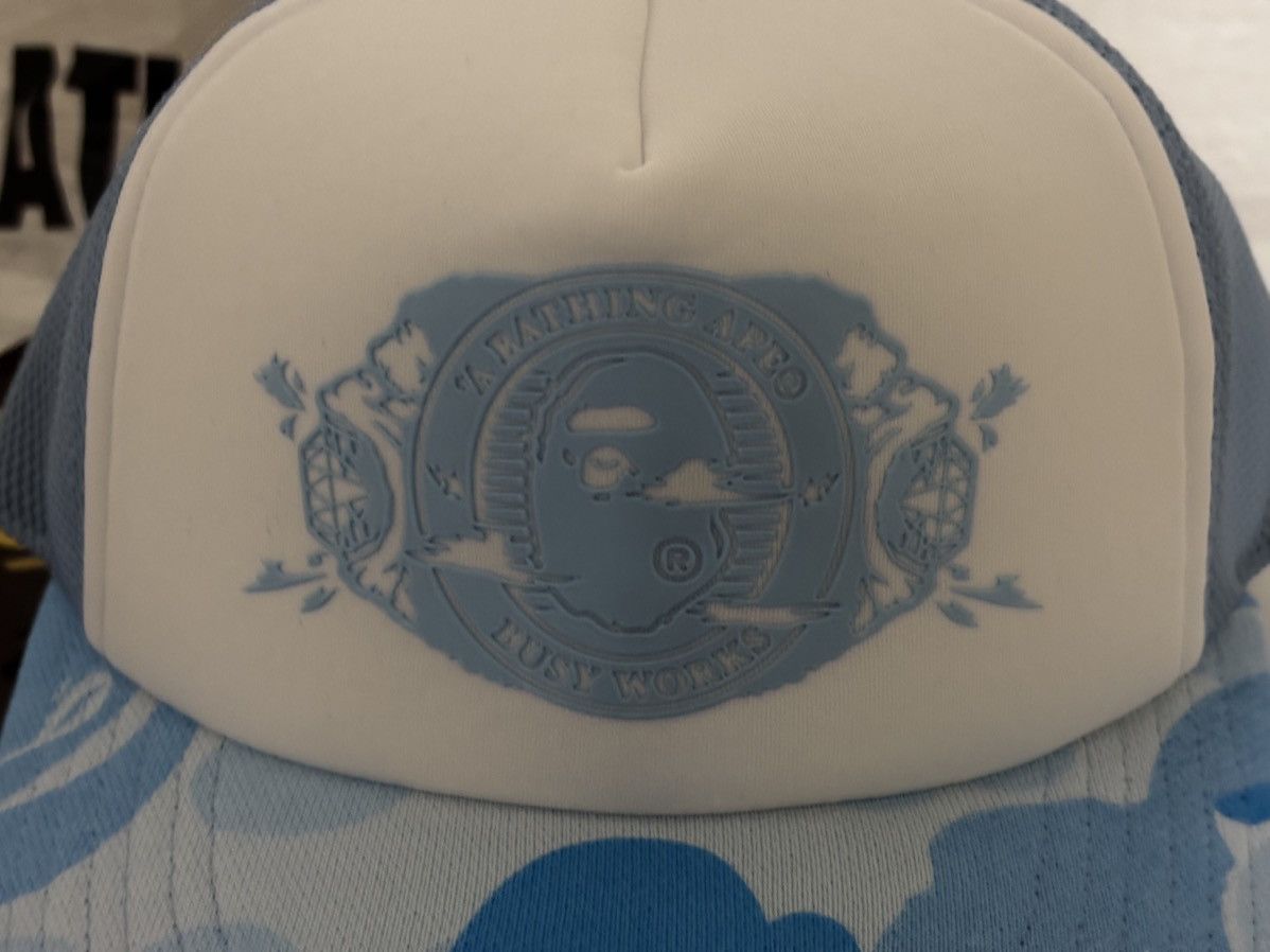 Bape Authentic ape bape ICY bape trucker mesh hat cap new Size ONE SIZE - 3 Thumbnail