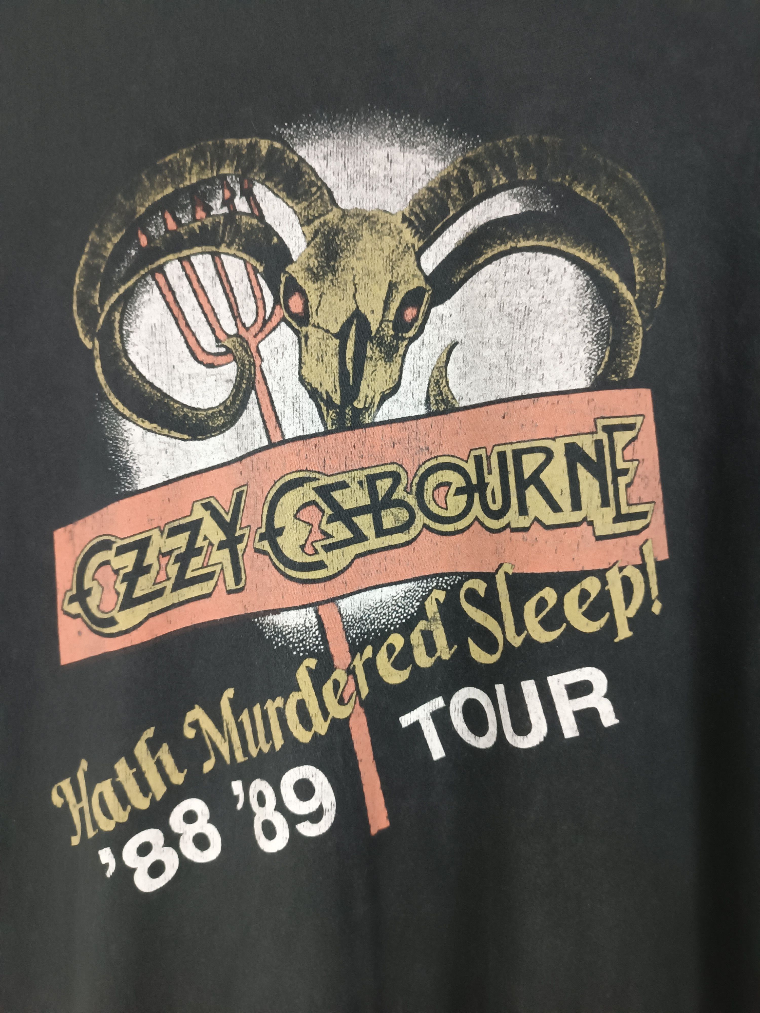Vintage VINTAGE OZZY OSBOURNE BLACK SABBATH FADED TEE KISS DIO Size US XL / EU 56 / 4 - 14 Thumbnail