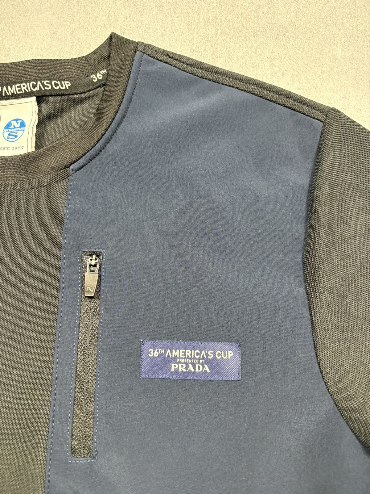 Prada Prada x North Sails 36th America’s Cup Technical Pocket Tee Size US S / EU 44-46 / 1 - 6 Thumbnail