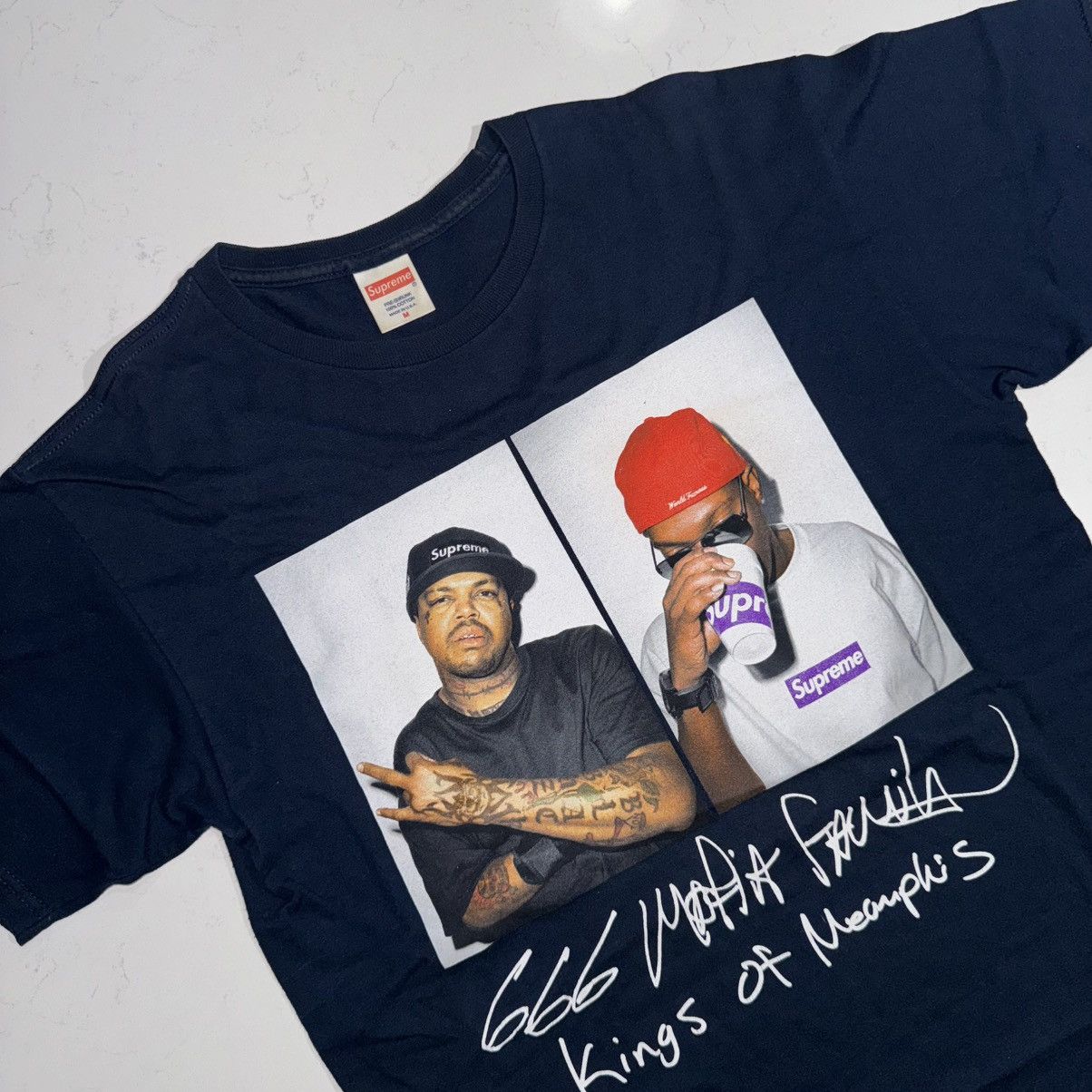 Supreme Supreme Three Six Mafia Photo Tee Medium Size US M / EU 48-50 / 2 - 2 Thumbnail