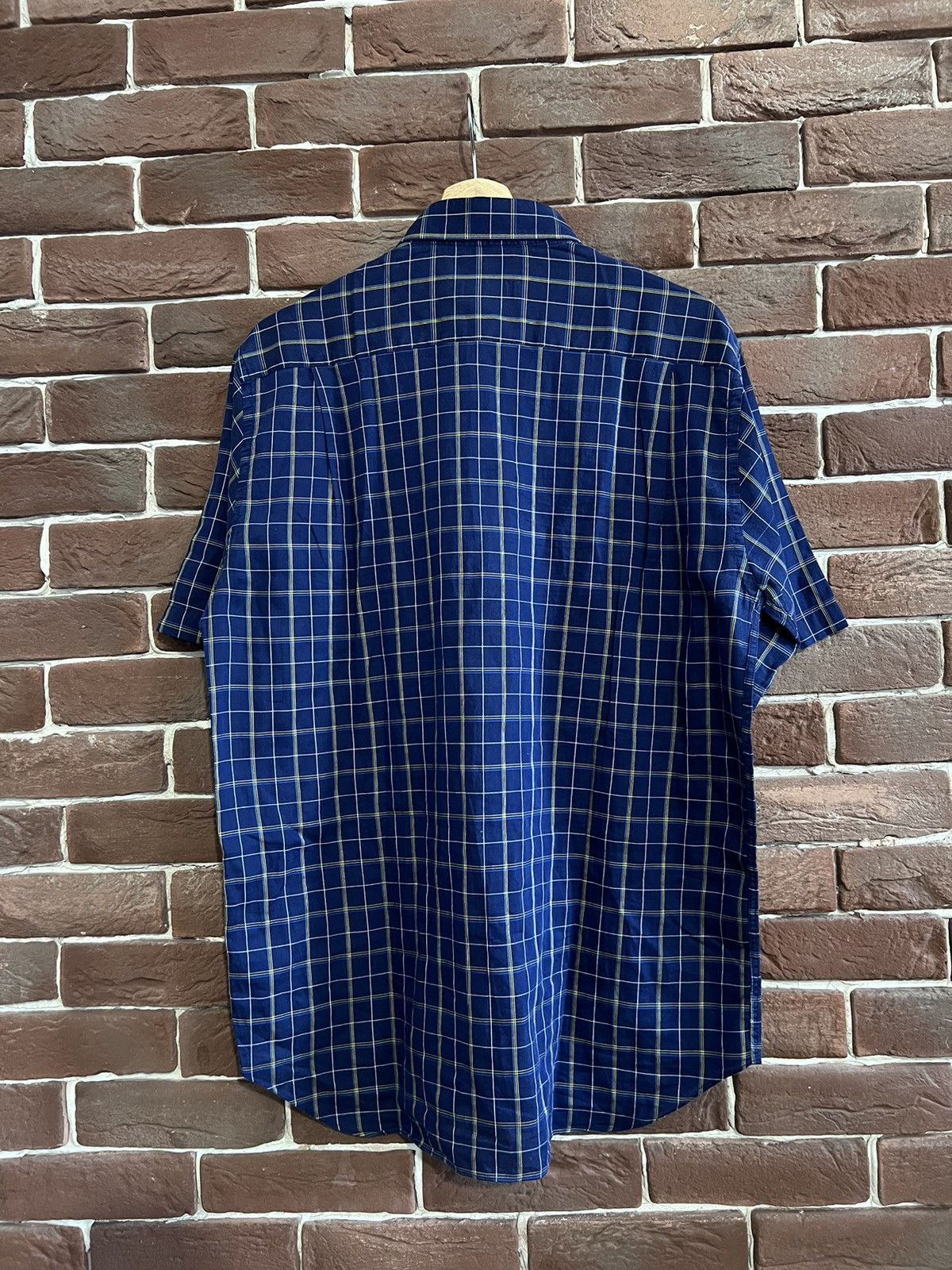Yves Saint Laurent 90s Vintage Yves Saint Laurent Big Button Short Sleeve Shirt Size US M / EU 48-50 / 2 - 2 Thumbnail
