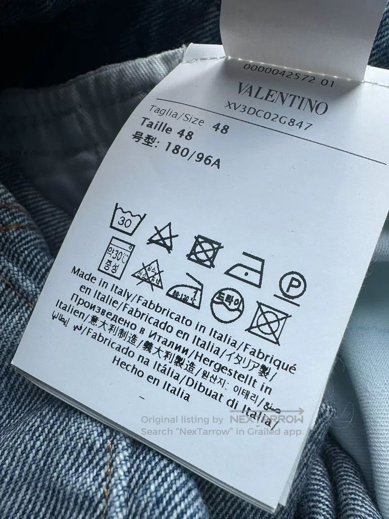 Valentino Valentino Big Vlogo washed denim jacket Size M / US 6-8 / IT 42-44 - 8 Thumbnail