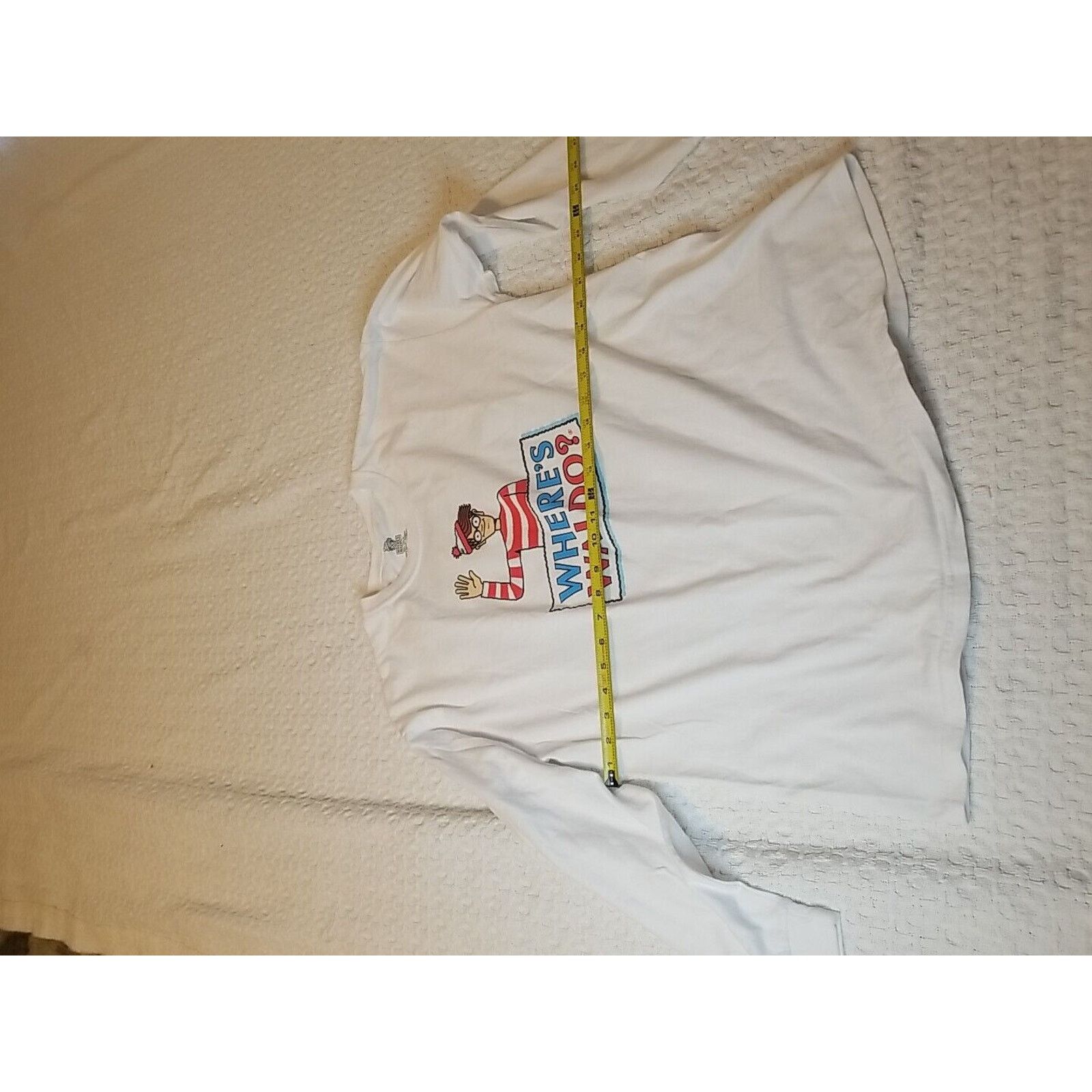 Vintage VTG Where's Waldo Long Sleeve White T-Shirt Mens Extra Large Size US XL / EU 56 / 4 - 5 Thumbnail