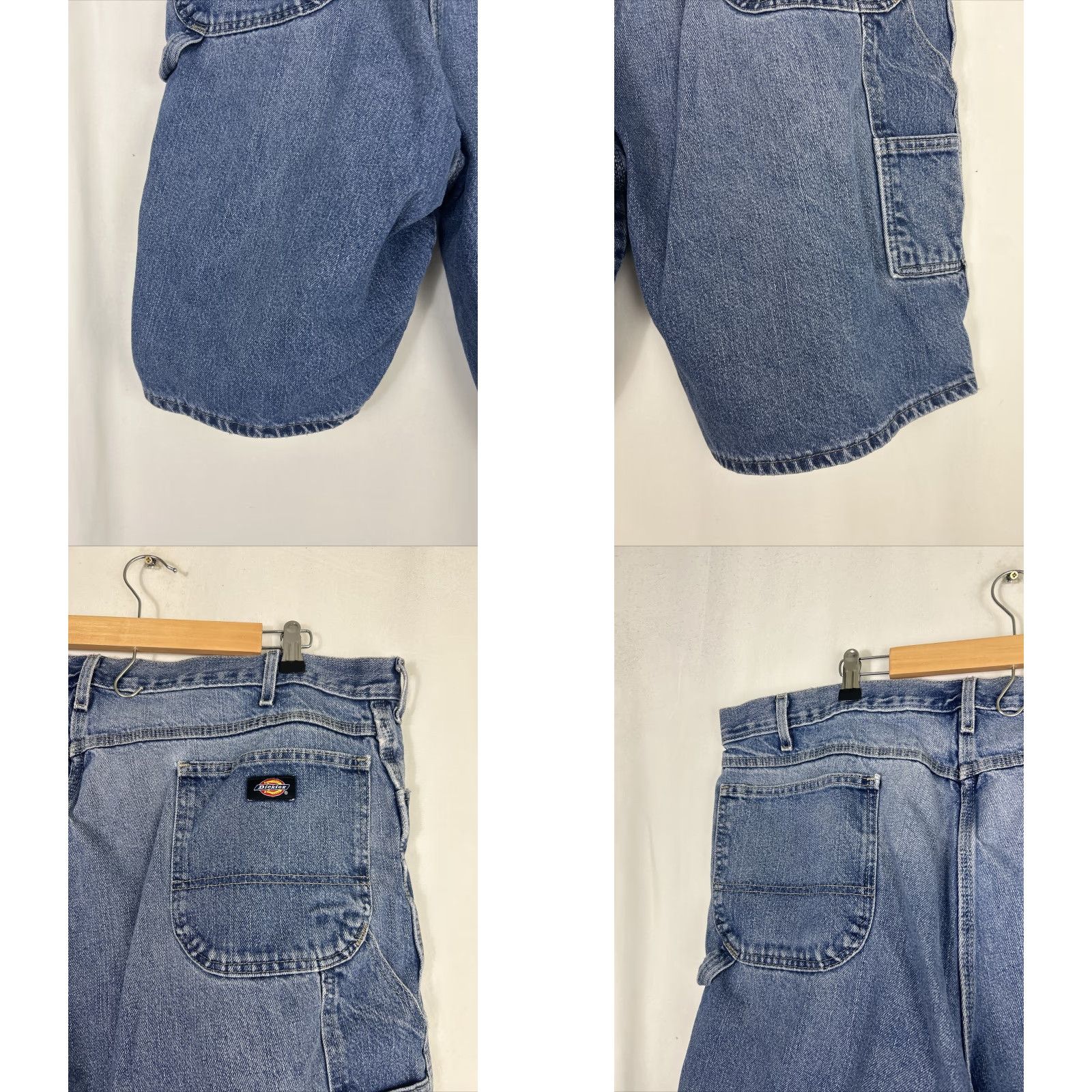 Dickies Dickies Mens Cargo Denim Shorts 42x10 Regular Medium Blue Cotton Denim Cargo Men Size US 42 / EU 58 - 8 Thumbnail