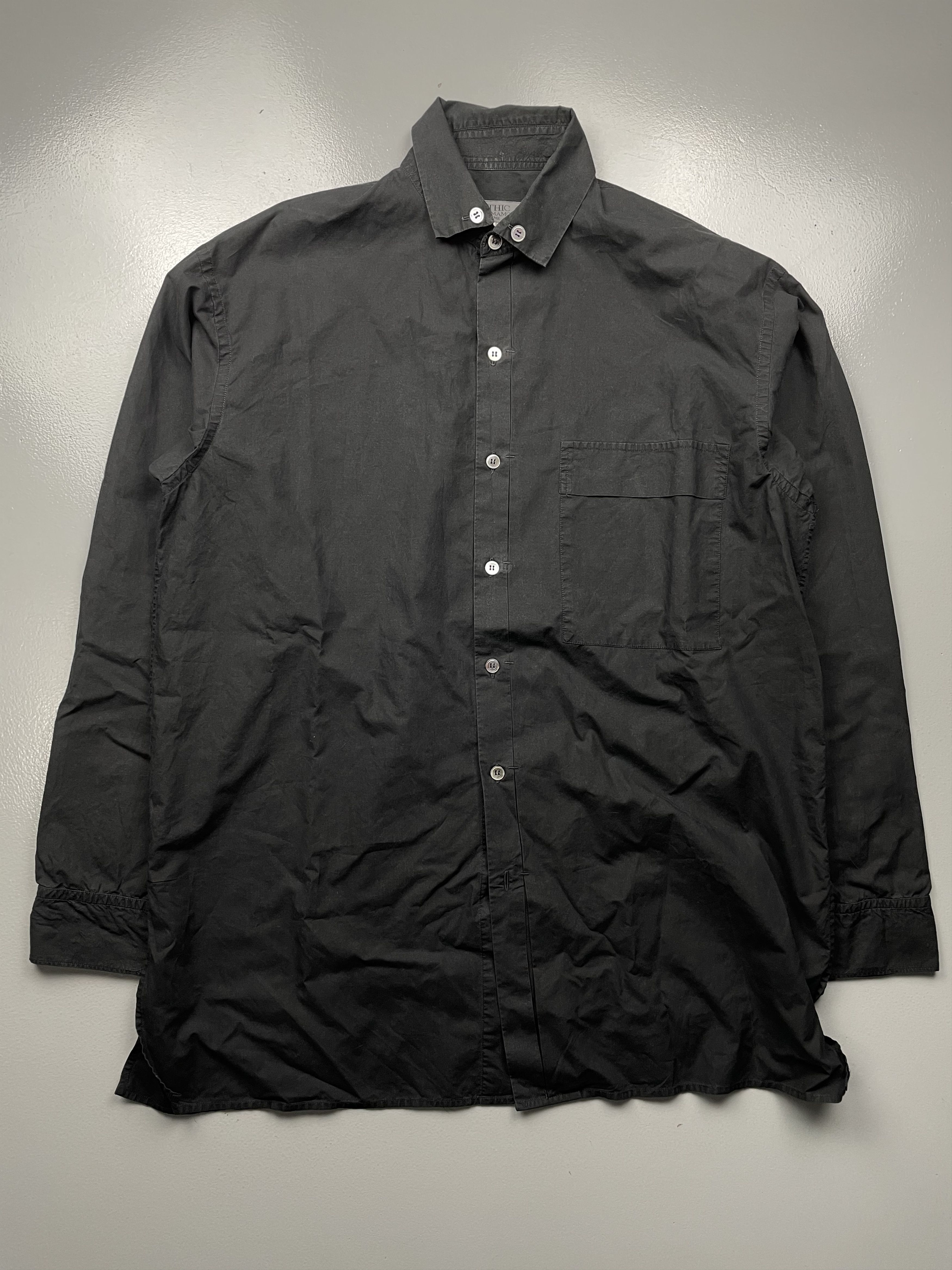 Yohji Yamamoto vintage GOTHIC Yohji Yamamoto Homme oversized shirt Size US M / EU 48-50 / 2 - 1 Thumbnail