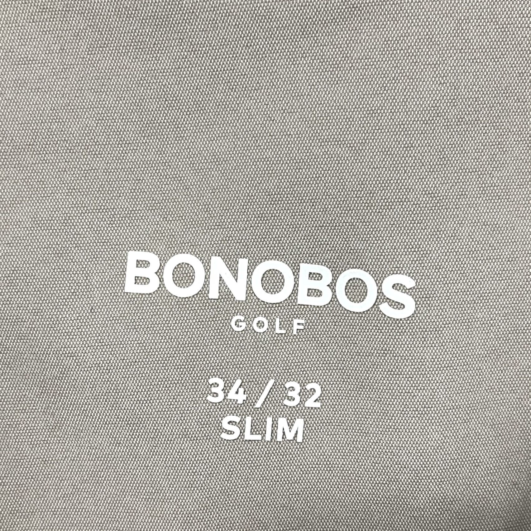 Bonobos Bonobos Chino Pants Mens 34 x 32 Slim Fit Brown Performance Travel Work Golf Size US 34 / EU 50 - 4 Thumbnail