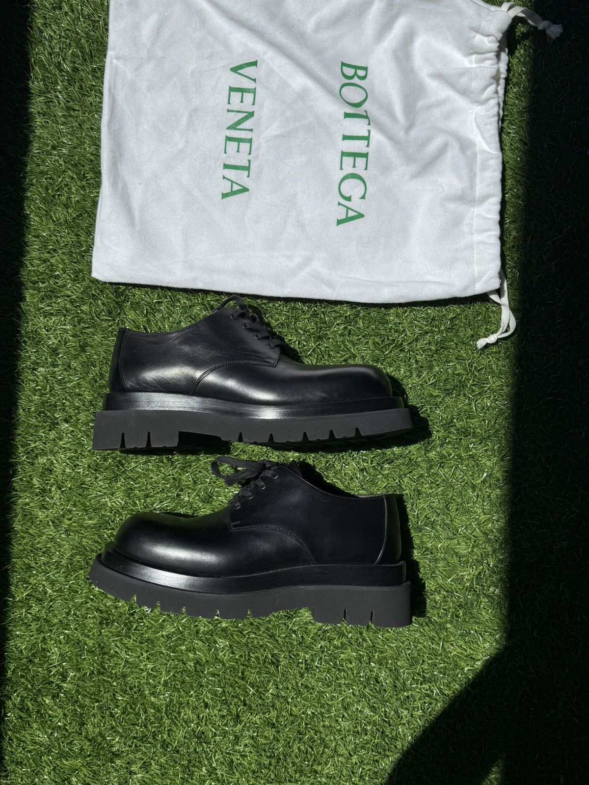 Bottega Veneta FINAL PRICE BV Stilt Platform Derby Clear Sole 43