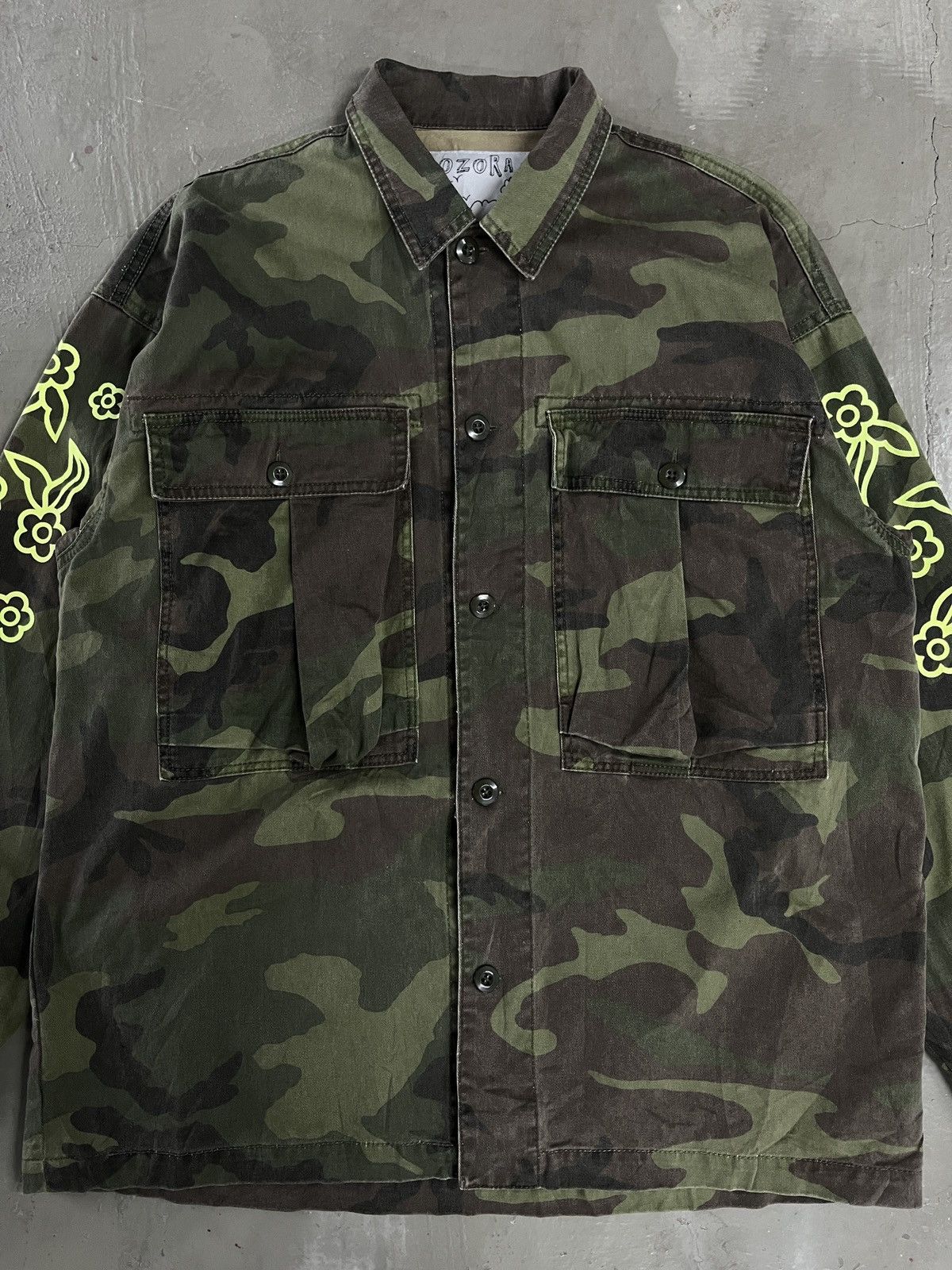 If Six Was Nine HBT Military Field Camo Jacket Size US L / EU 52-54 / 3 - 3 Thumbnail